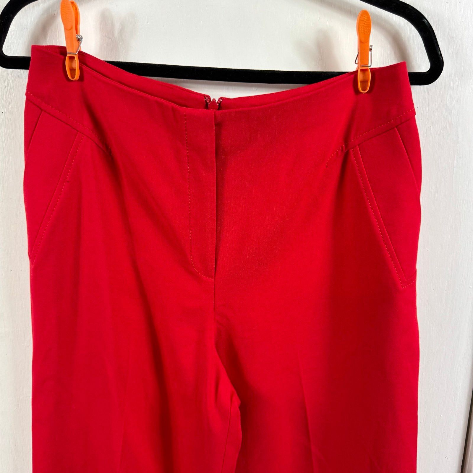 Karen Millen KAREN MILLEN Seam Detail Cropped Wide Leg Trousers Size 32" / US 10 / IT 46 - 4 Thumbnail