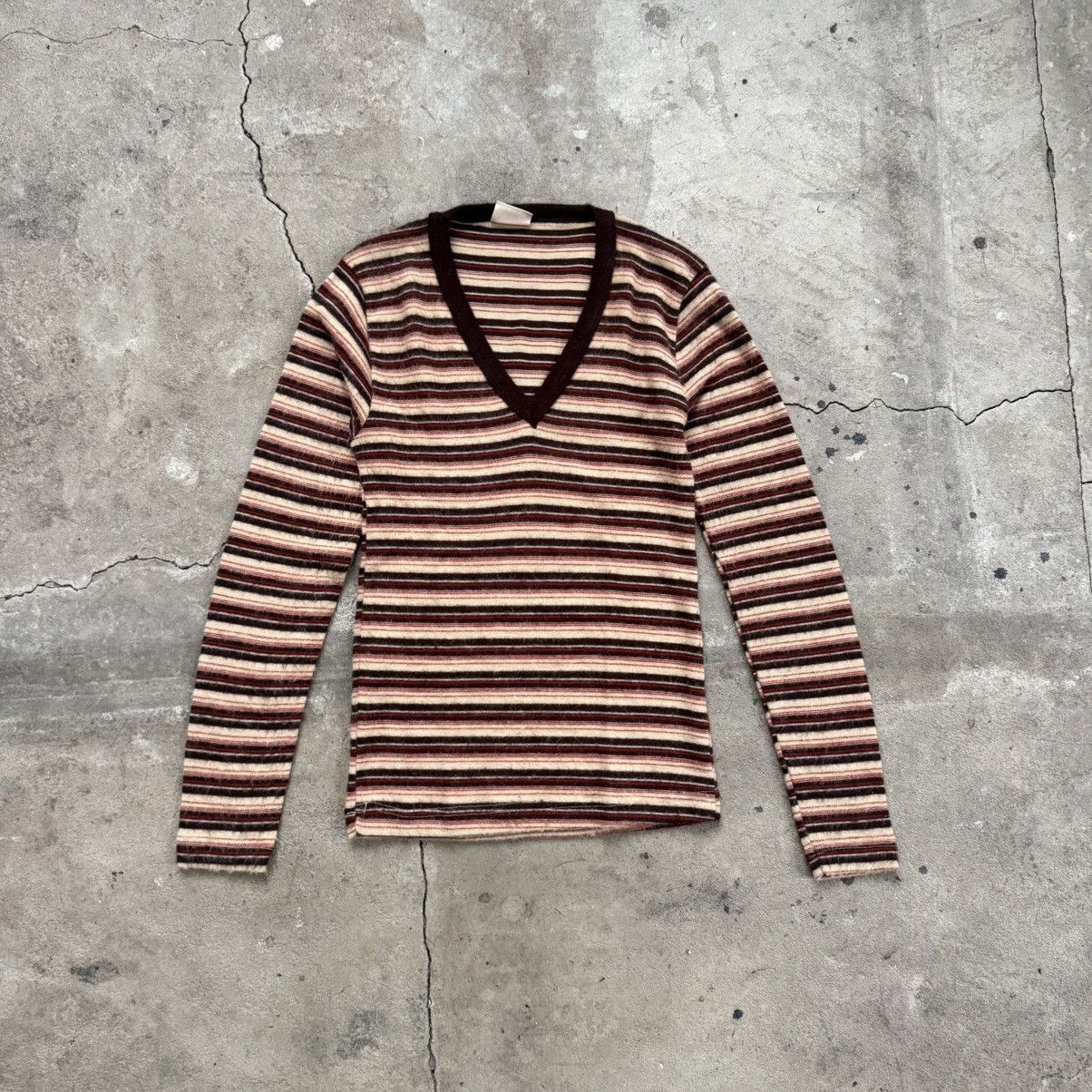 Haider Ackermann Vintage Haider Ackermann V neck Jampers Size S / US 4 / IT 40 - 1 Thumbnail