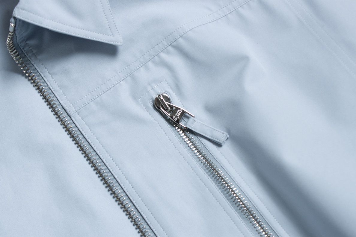 Alexander McQueen Alexander McQueen, Light blue shirt jacket with zipper Size US L / EU 52-54 / 3 - 8 Thumbnail