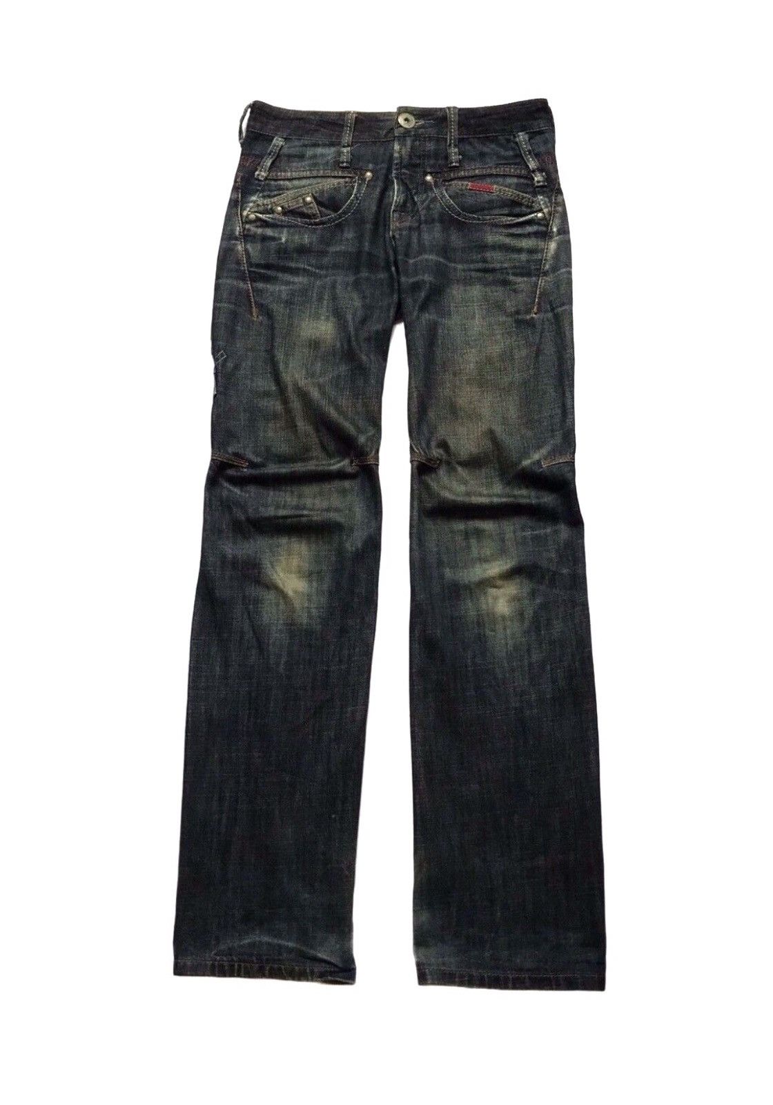 Marithe + Francois Girbaud MARITHE FRANCOIS GIRBAUD DISTRESSED MULTIPOCKET STYLE Size US 30 / EU 46 - 1 Thumbnail