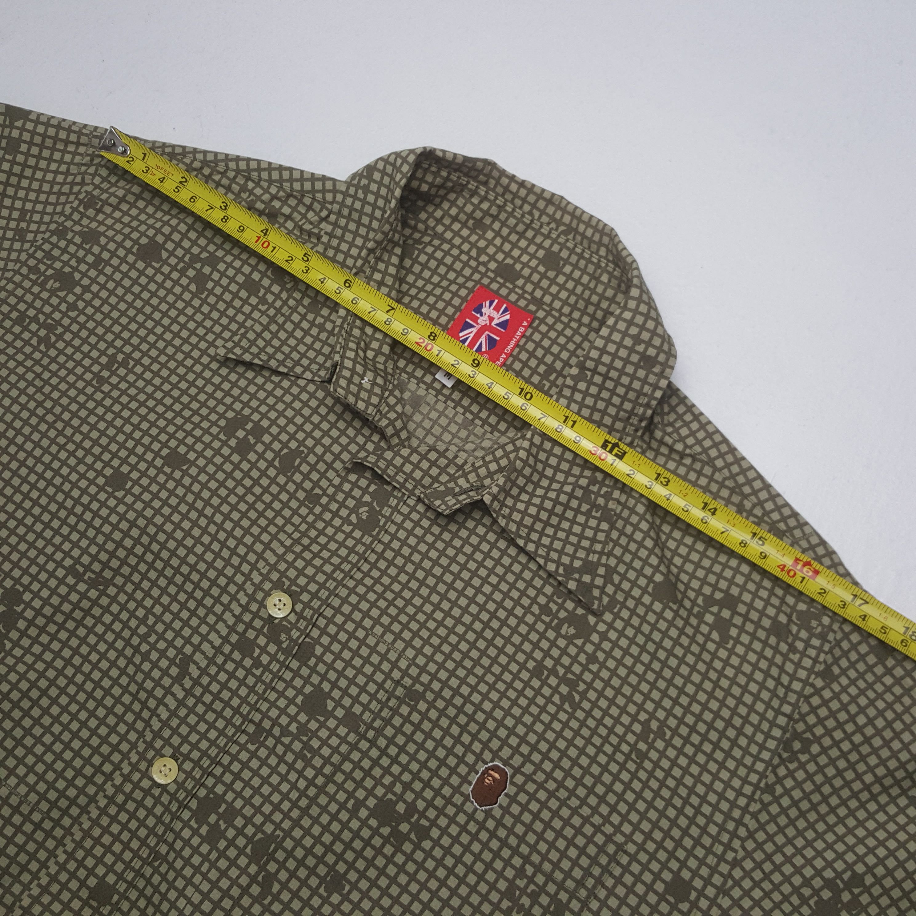 Bape Vintage A Bathing Ape Japanese Shirt Button Up C319N29 Size US S / EU 44-46 / 1 - 5 Thumbnail
