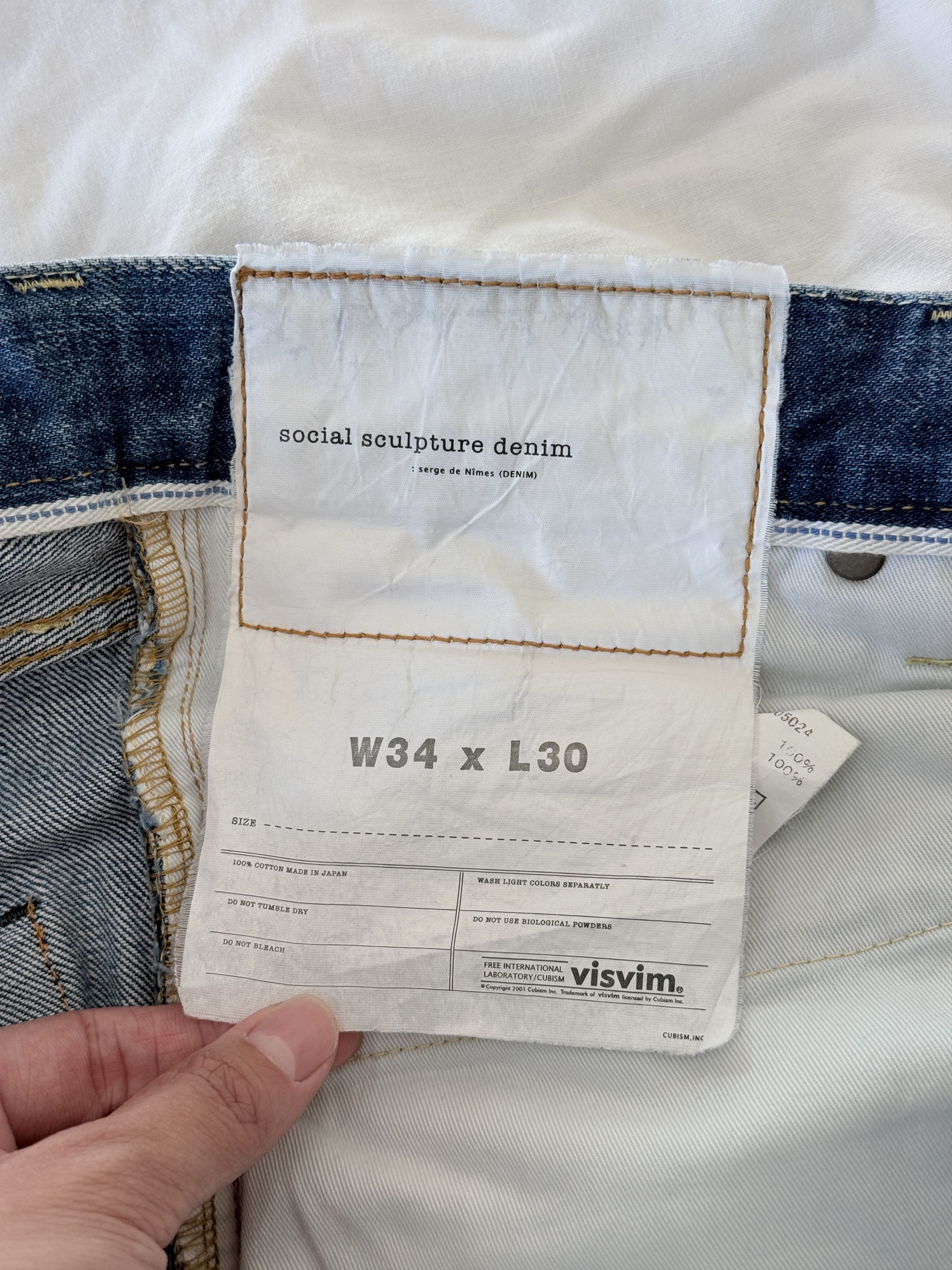 Visvim Social Sculpture 03 D14 Denim Size US 34 / EU 50 - 11 Thumbnail