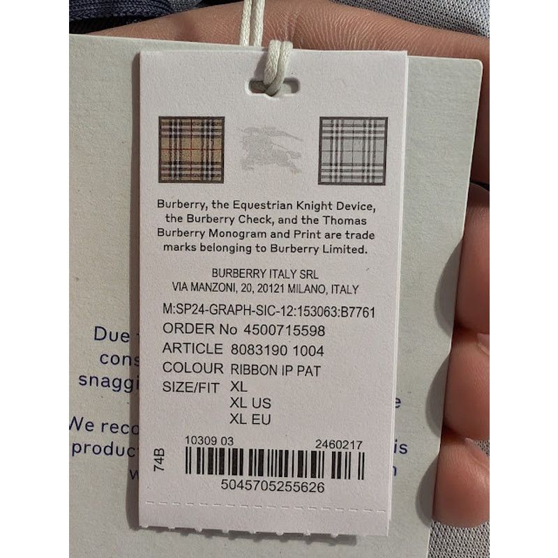 Burberry o1rshd1 Long-sleeved T-Shirt in Multicolor Size US XL / EU 56 / 4 - 17 Thumbnail