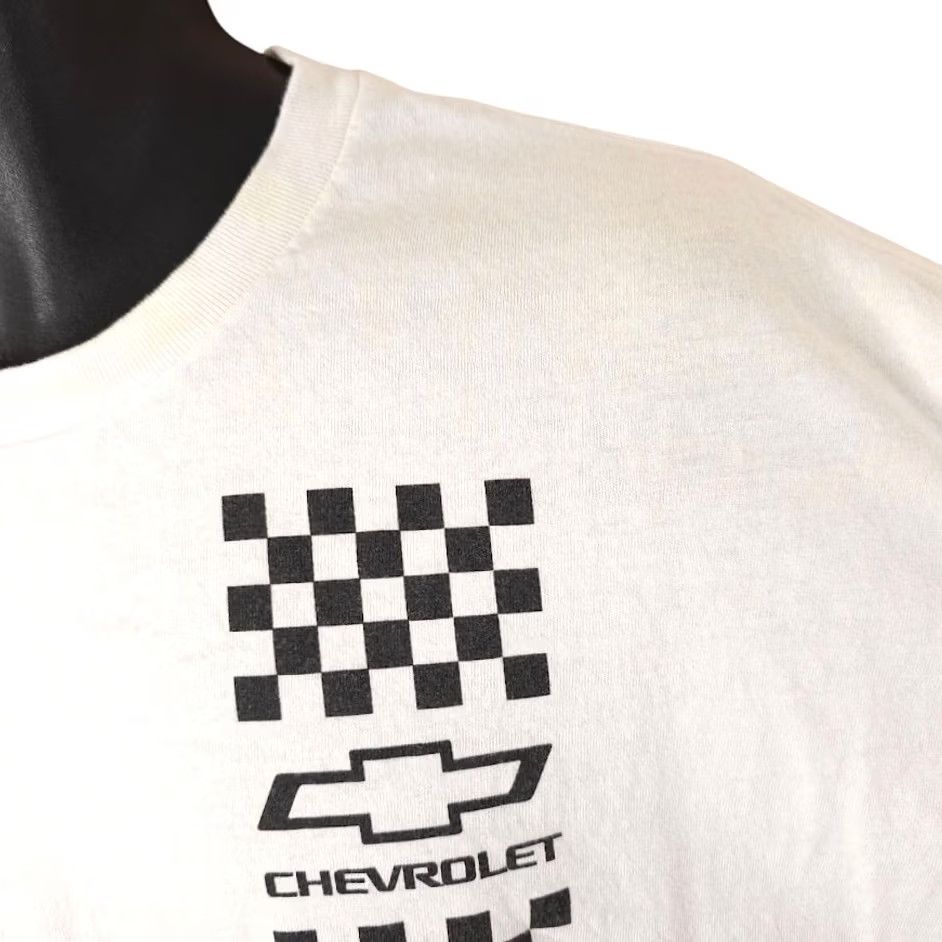 Vintage Chevrolet Racing T Shirt Mens Size XL White Team Chevy Size US XL / EU 56 / 4 - 3 Thumbnail
