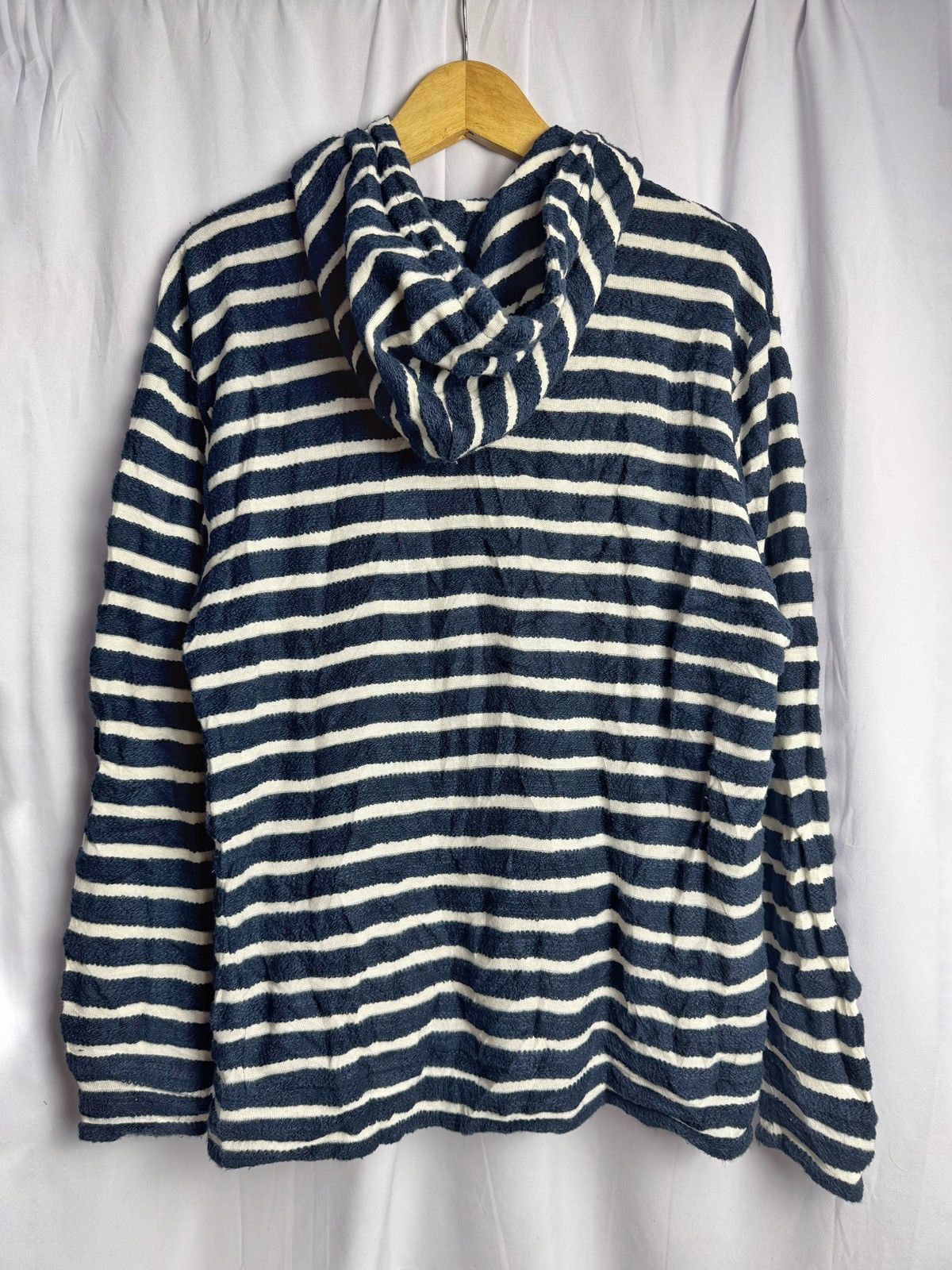If Six Was Nine × Japanese Brand × Le Grande Bleu (L.G.B.) Japanese Brand Striped Hoodie Size US M / EU 48-50 / 2 - 2 Thumbnail
