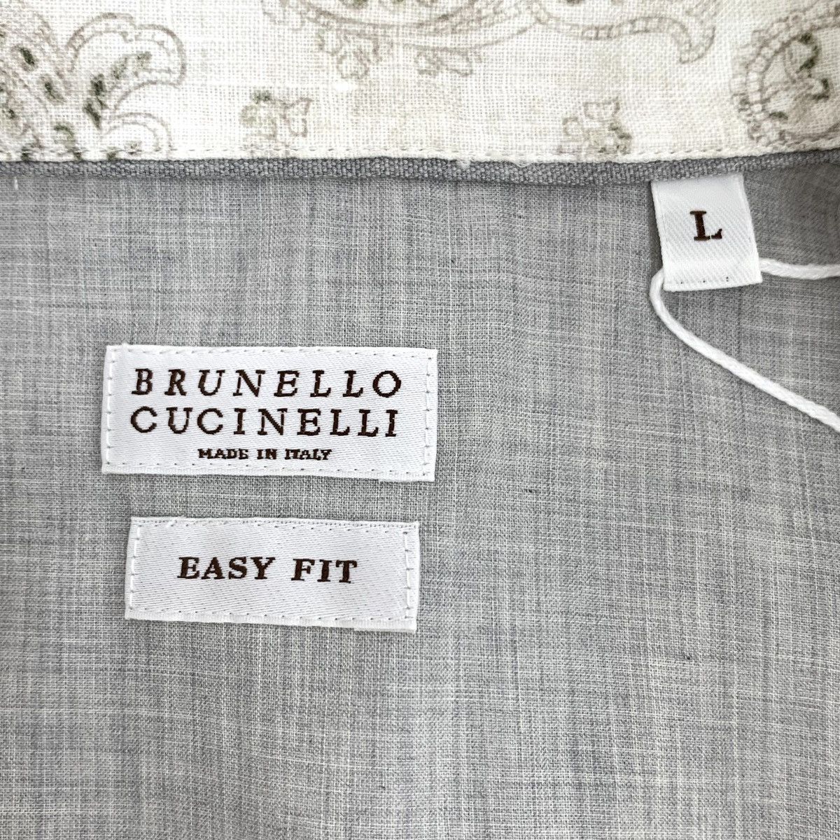 Brunello Cucinelli Brunello Cucinelli Short Sleeve Shirt K26WX Size US L / EU 52-54 / 3 - 5 Thumbnail
