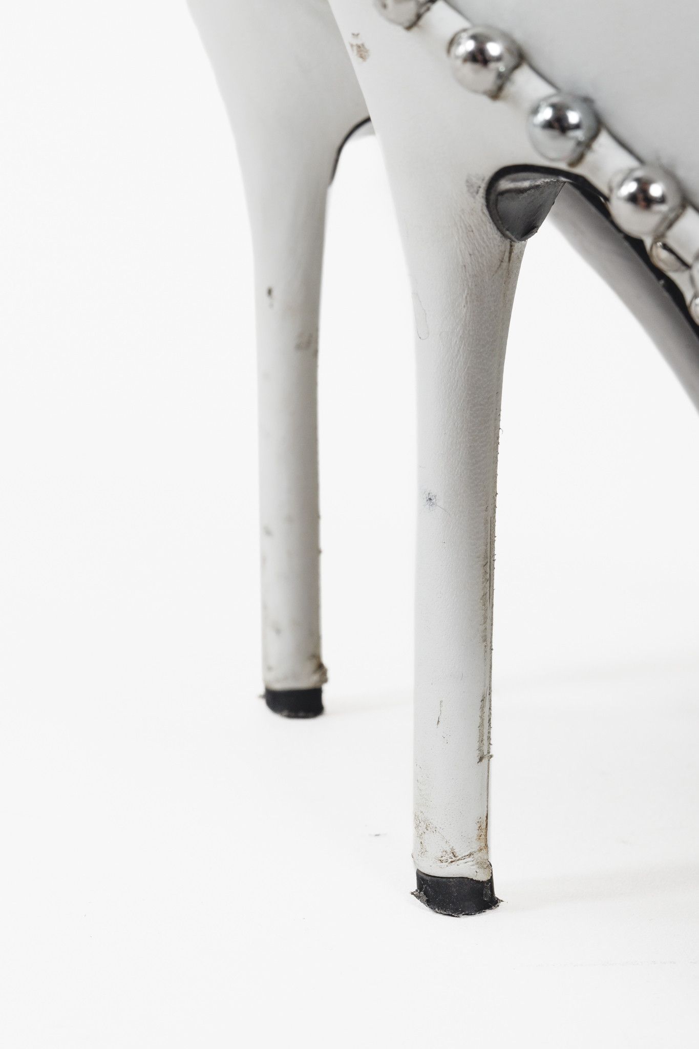 Alexander Wang Alexander Wang White Rie Studded Heels Size US 6.5 / IT 36.5 - 9 Thumbnail