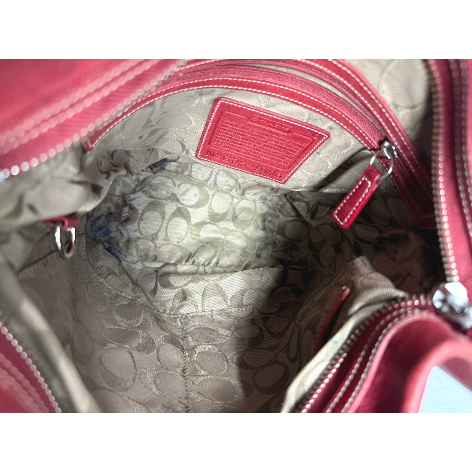 Coach Vintage COACH Legacy Soho Soft Red Leather Bucket Bag 9186 Size ONE SIZE - 4 Thumbnail