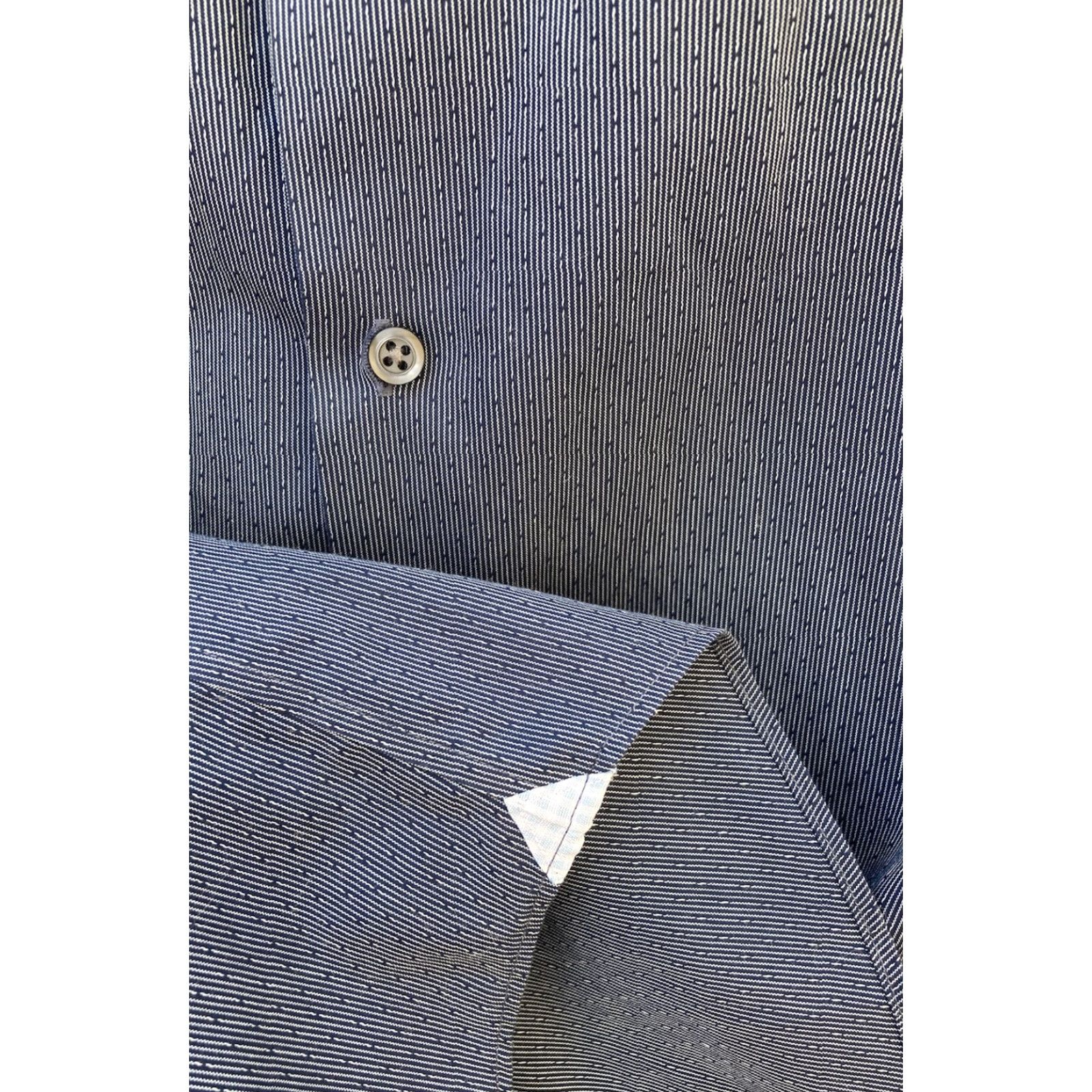 Banana Republic Banana Republic Button-Down Shirt Blue LS Button-Up Men’s L 16 Grant Fit Cotton Size US L / EU 52-54 / 3 - 4 Thumbnail