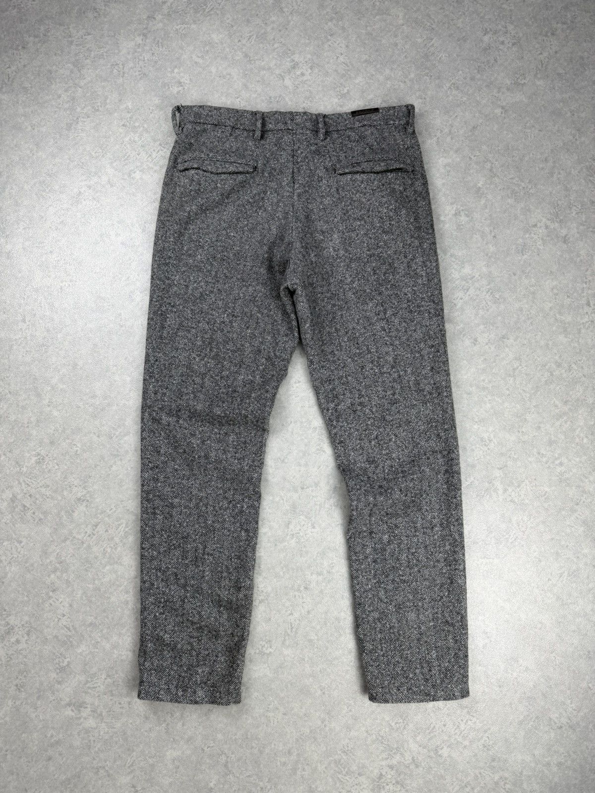 Other BRO-SHIP Wool/Cotton Pants Size 34 EU 50 Grey Herringbone Size US 34 / EU 50 - 9 Thumbnail