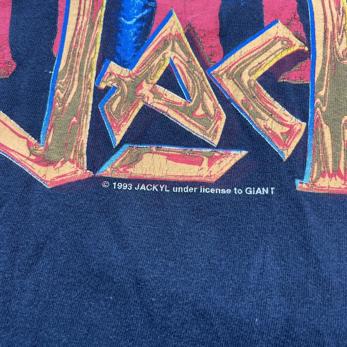 Band Tees × Giant × Vintage GIANT 1993 Jackyl Band T shirt Rock me Roll me Jackyl me off Size US XL / EU 56 / 4 - 2 Thumbnail