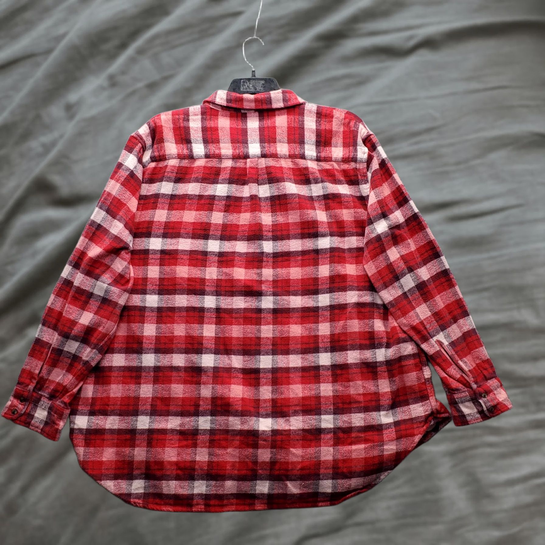 Vintage Aerie Womens XXL Flannel Shirt Multi Plaid Button Up Collared Shirt Regular Fit Vintage? No Size XXL / US 16-18 / IT 52-54 - 1 Thumbnail