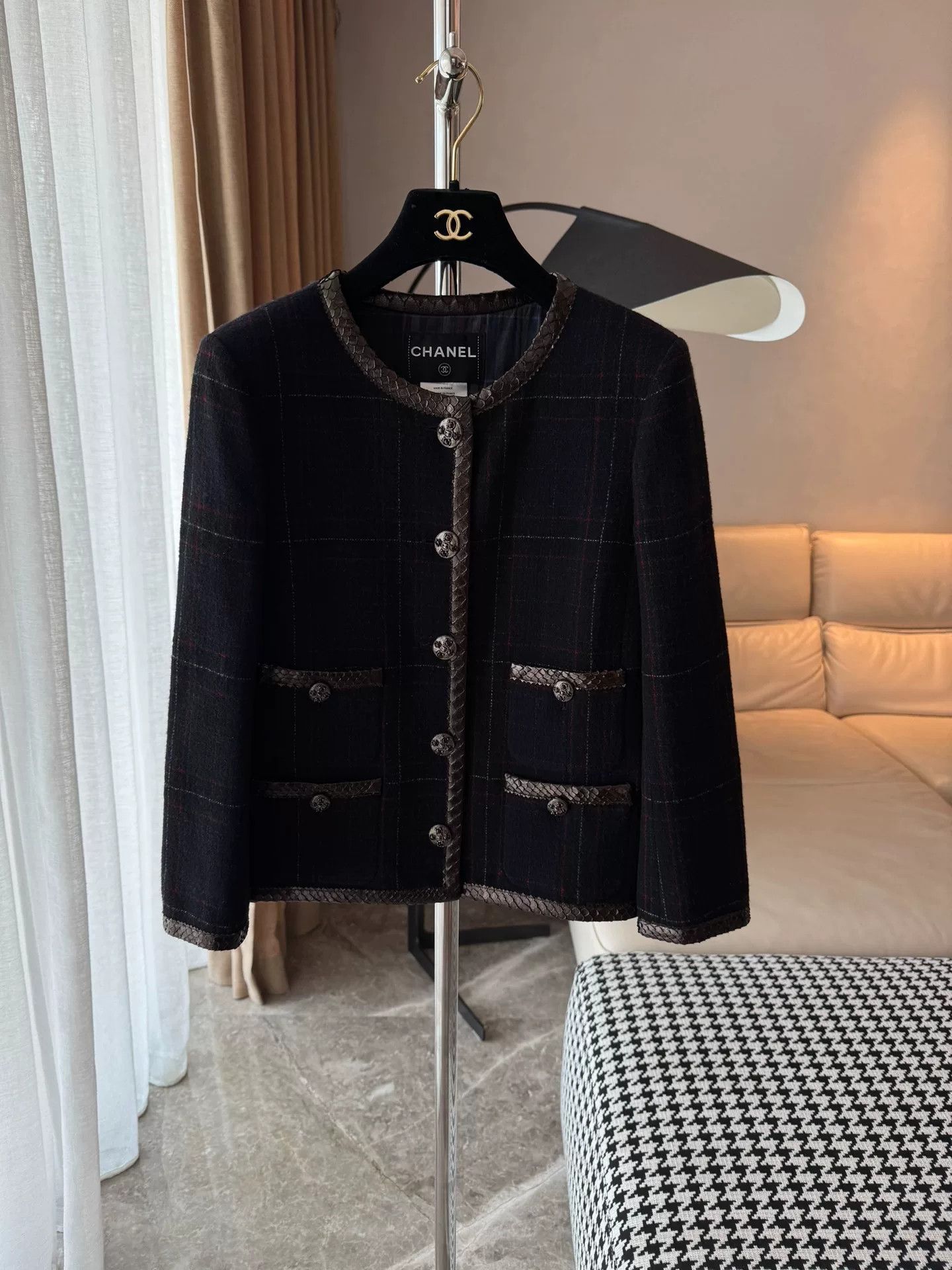 Chanel Chanel Cashmere Wool Jacket with Four Pockets Size S / US 4 / IT 40 - 1 Thumbnail