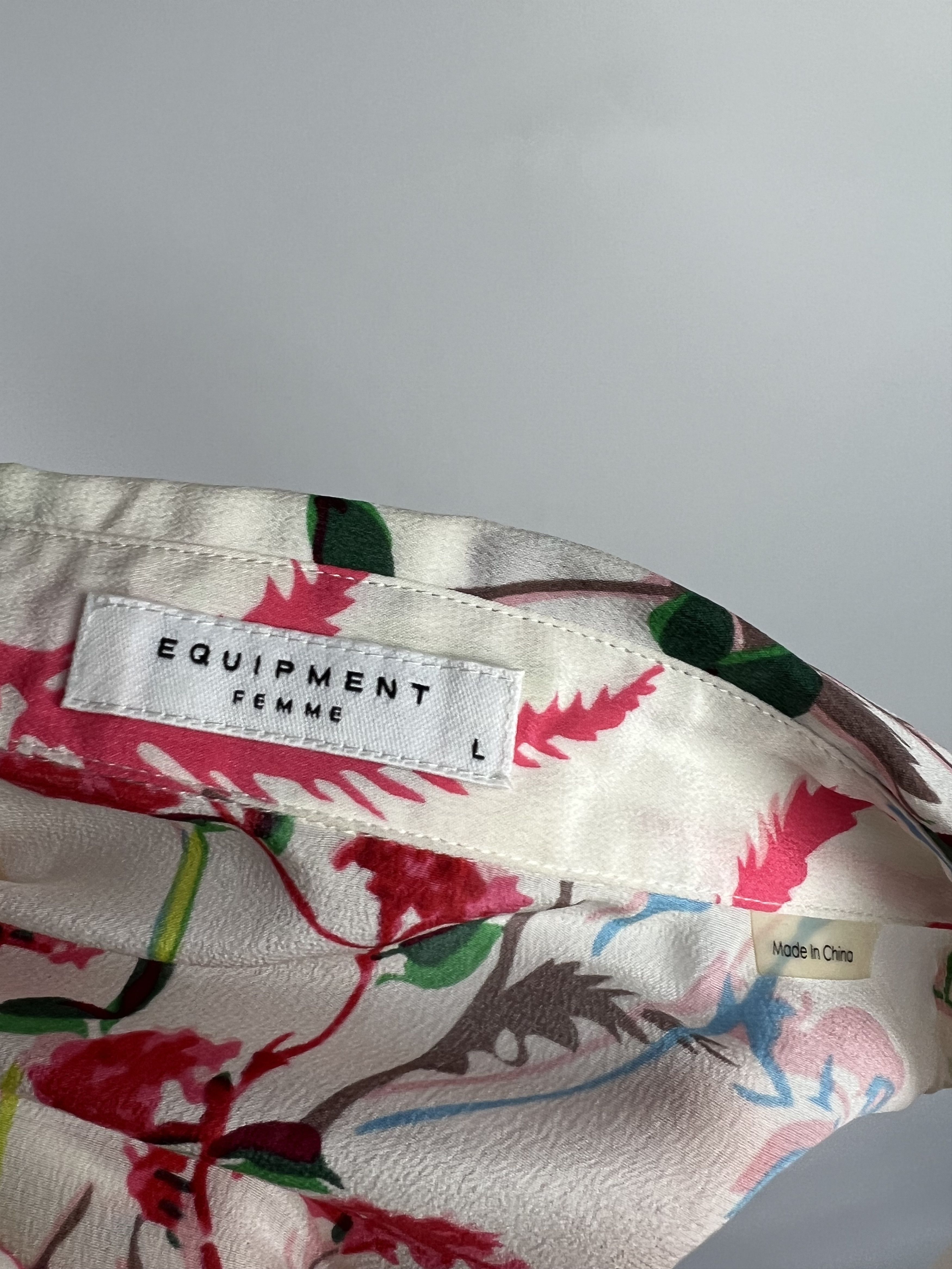 Equipment Equipment Sleeveless 100% Silk Button Up Shirt Blouse Top L Size L / US 10 / IT 46 - 7 Thumbnail