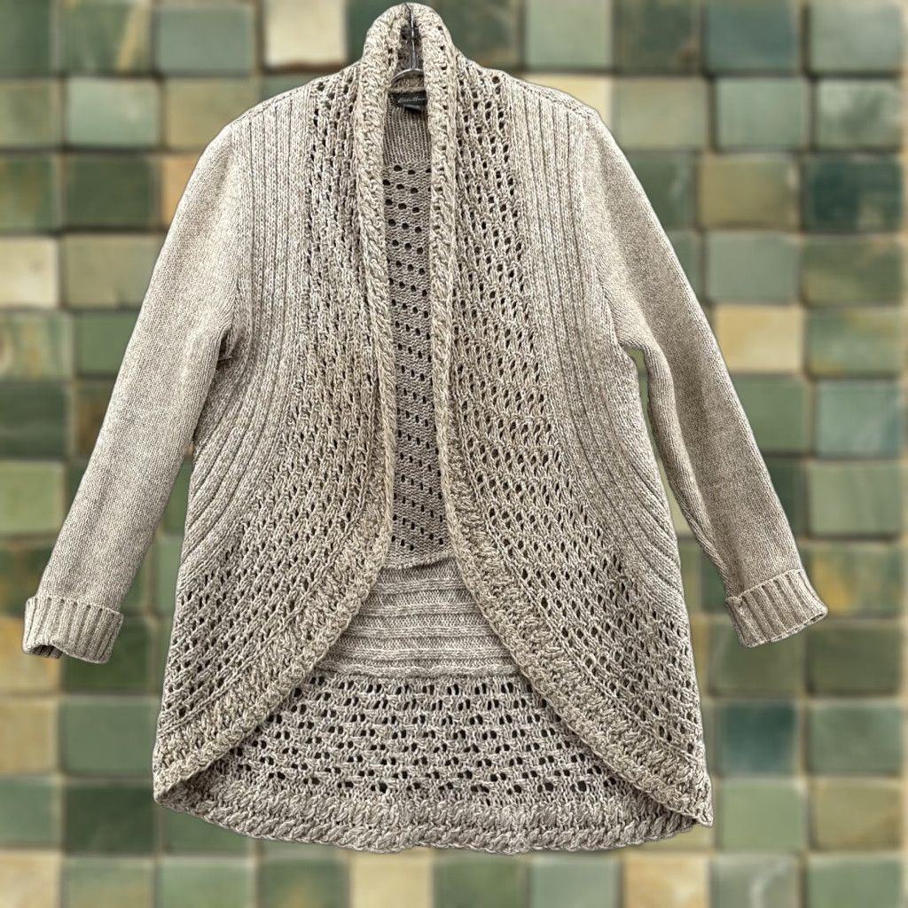 Eddie Bauer Eddie Bauer Open Cardigan Women's Med Knit Corpcore Classic Travel Preppy Office Size M / US 6-8 / IT 42-44 - 1 Thumbnail