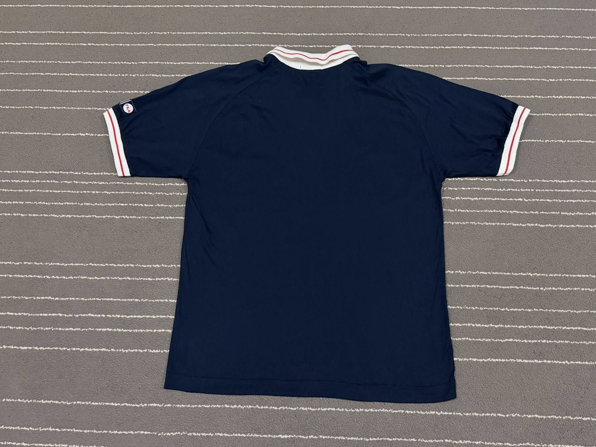 Fila Vintage FILA blue black polo S 3151 Size US XS / EU 42 / 0 - 4 Thumbnail