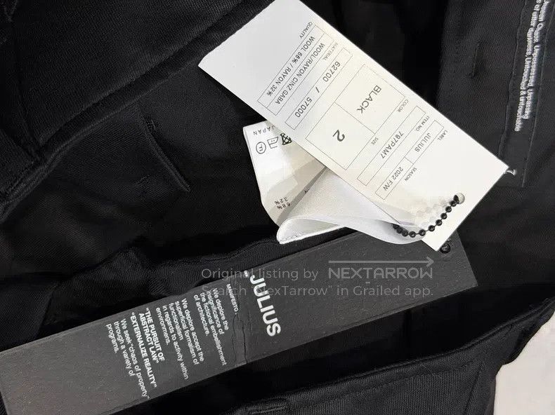Julius Julius size:2 Black Pants Size US 26 / EU 42 - 7 Thumbnail