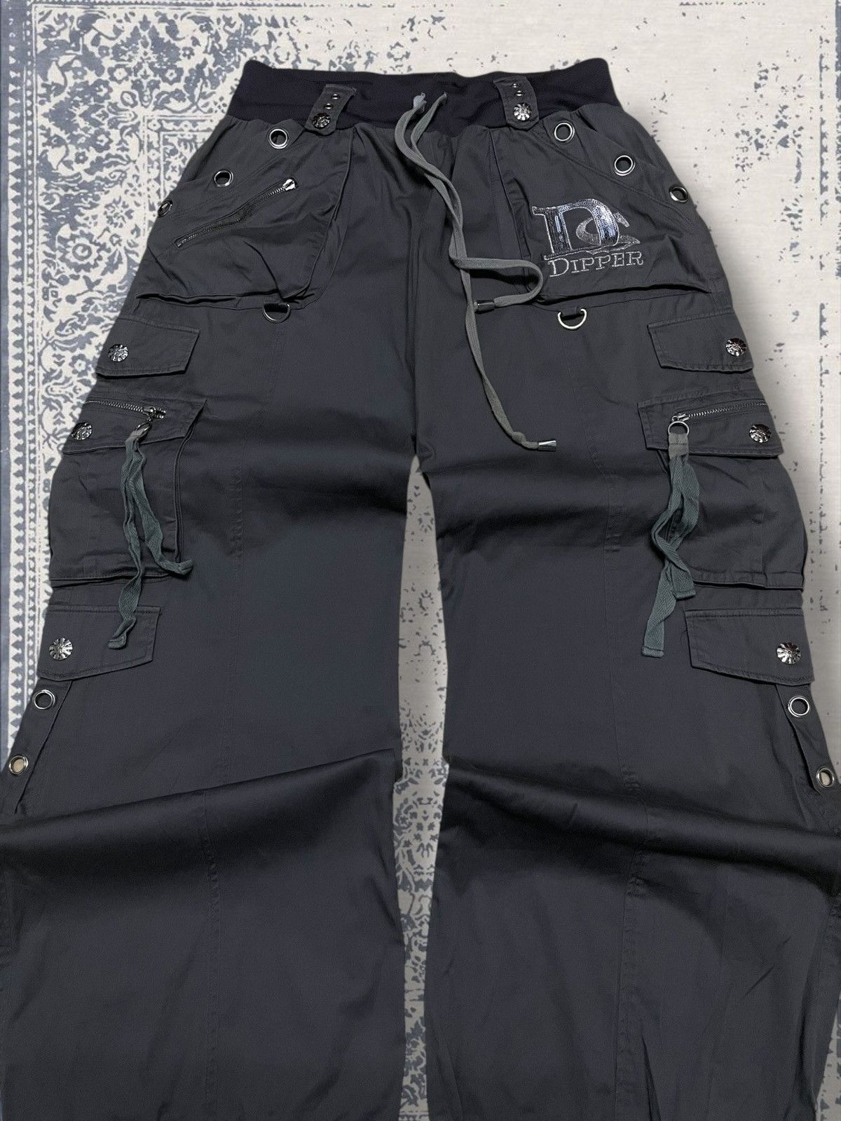 Designer × Japanese Brand × Vintage Vintage 90s Japan Designer Dippers Baggy Bondage Style Pant Size US 28 / EU 44 - 4 Thumbnail