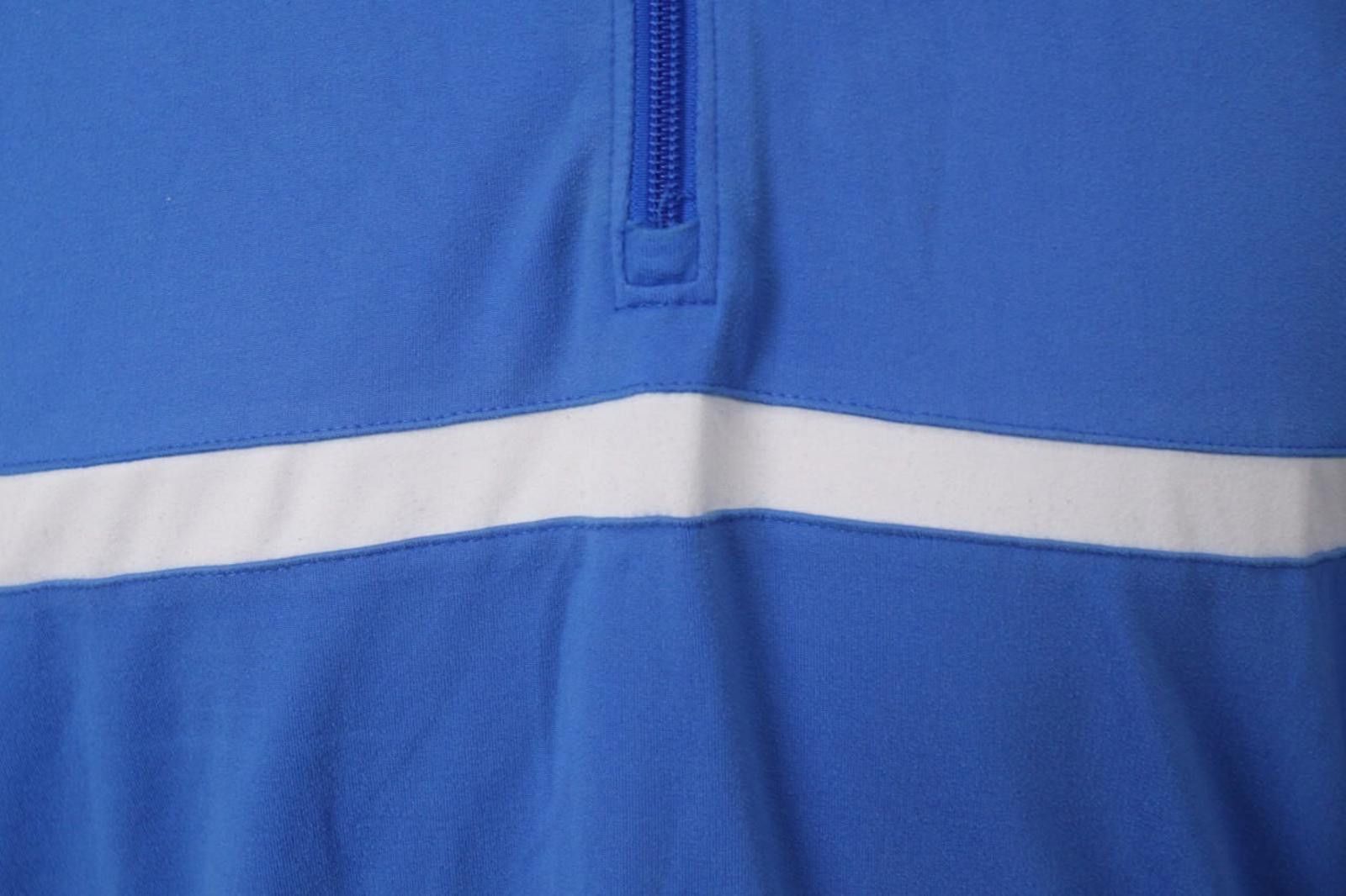 Fjallraven FJ Blue Striped Panel Nylon Quarter Zip Sweatshirt Size L Size US L / EU 52-54 / 3 - 5 Thumbnail