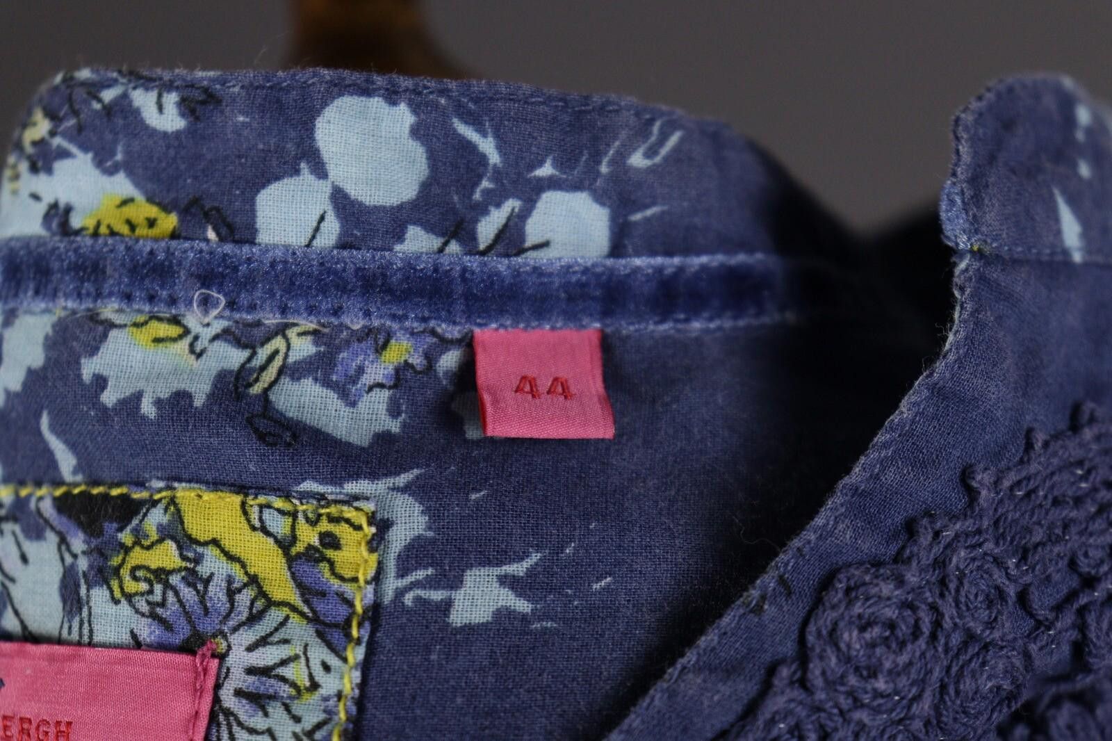 Designer Emily Van Den Bergh Multicolor Floral Blouse Shirt Size 44 Size M / US 6-8 / IT 42-44 - 10 Thumbnail