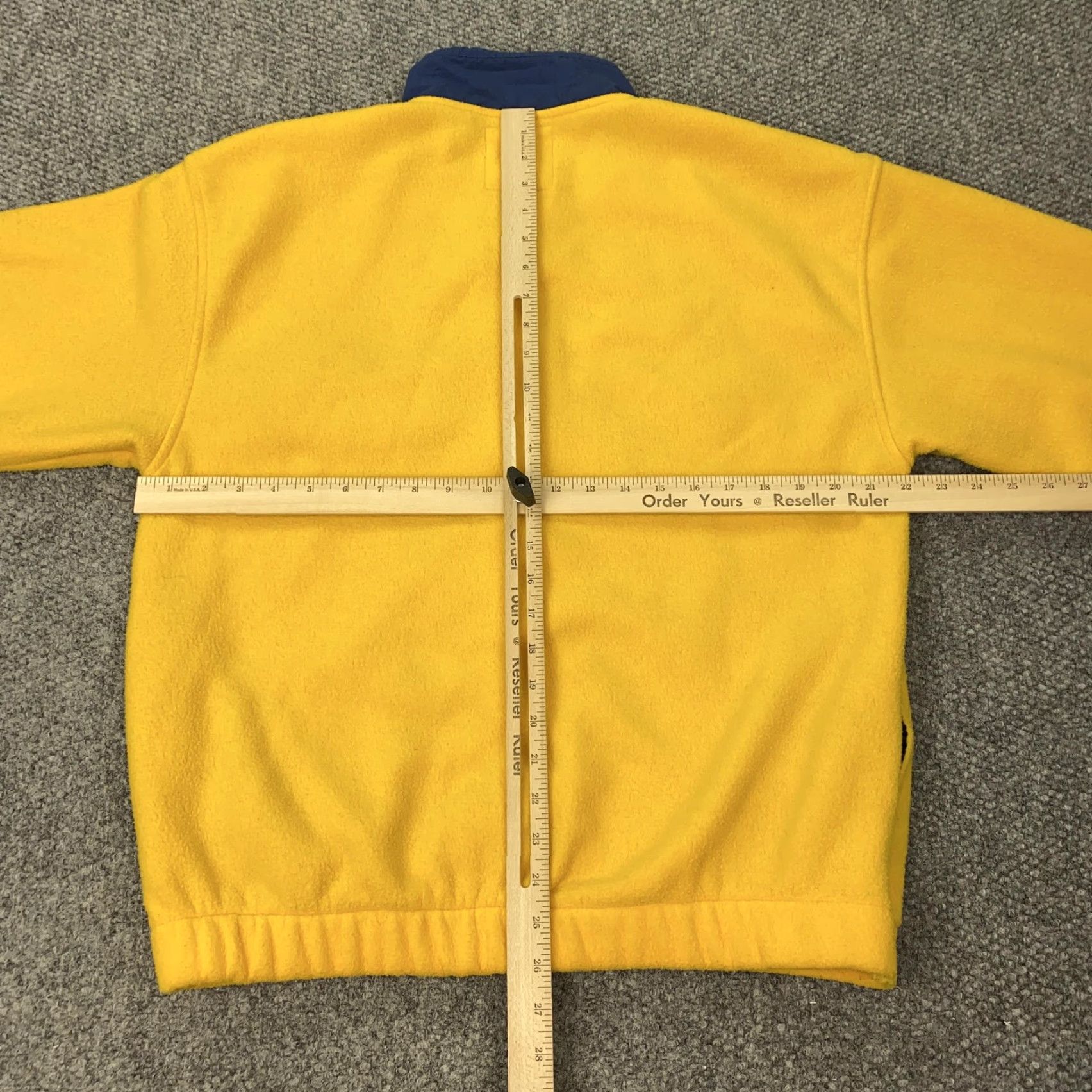 Gap VINTAGE GAP Jacket Mens Medium Yellow Arctic Light Fleece Full Zip Retro 90s Outdoor Size US M / EU 48-50 / 2 - 7 Thumbnail