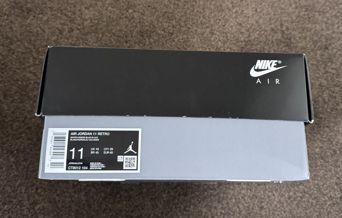 Jordan Brand 💠Air Jordan💠 11 legend Blue Columbia 2024 Size US 11 / EU 44 - 6 Thumbnail