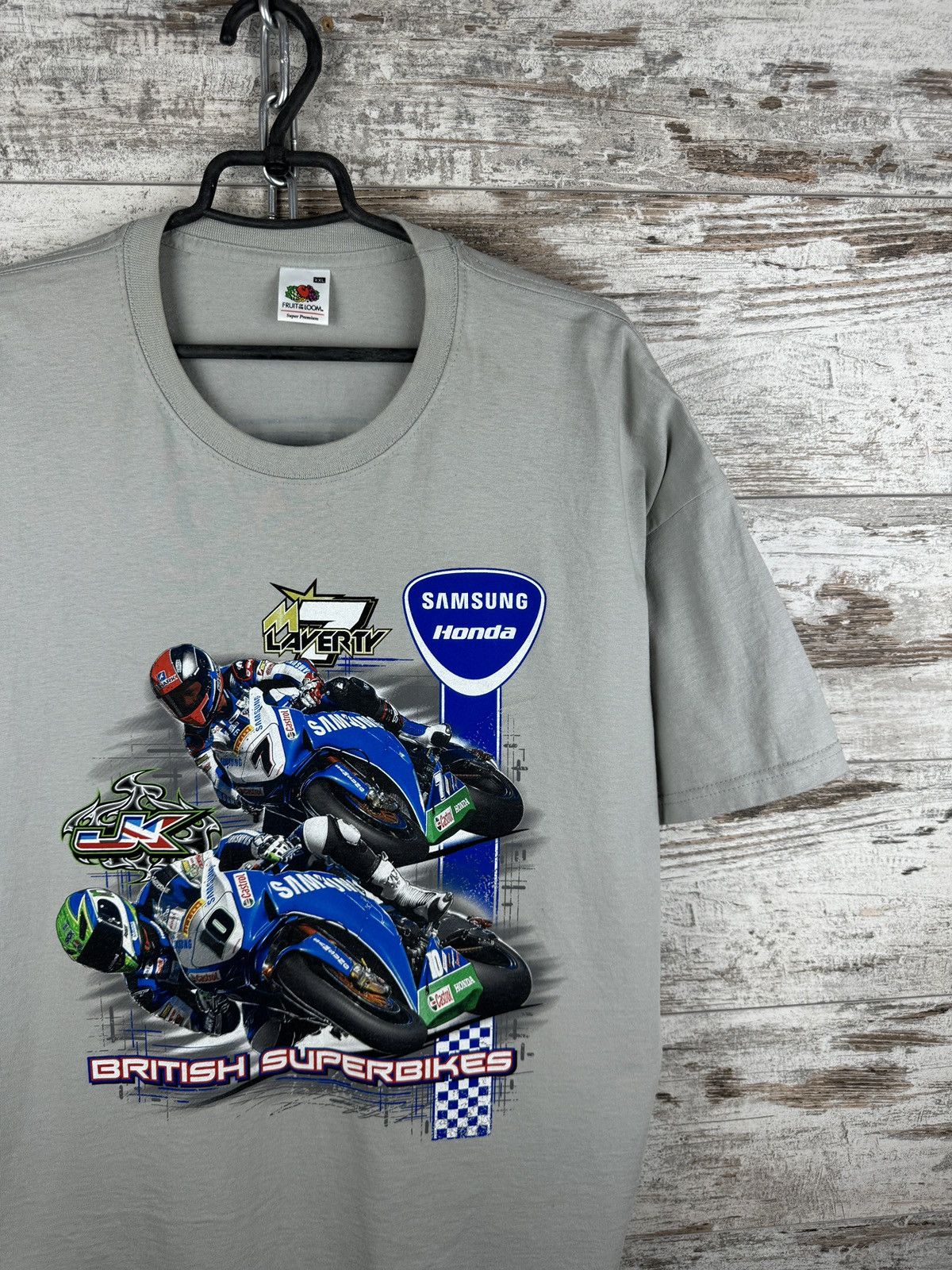 Honda Mens Vintage Honda T-shirt Samsung racing tee rare y2k Size US XXL / EU 58 / 5 - 2 Thumbnail