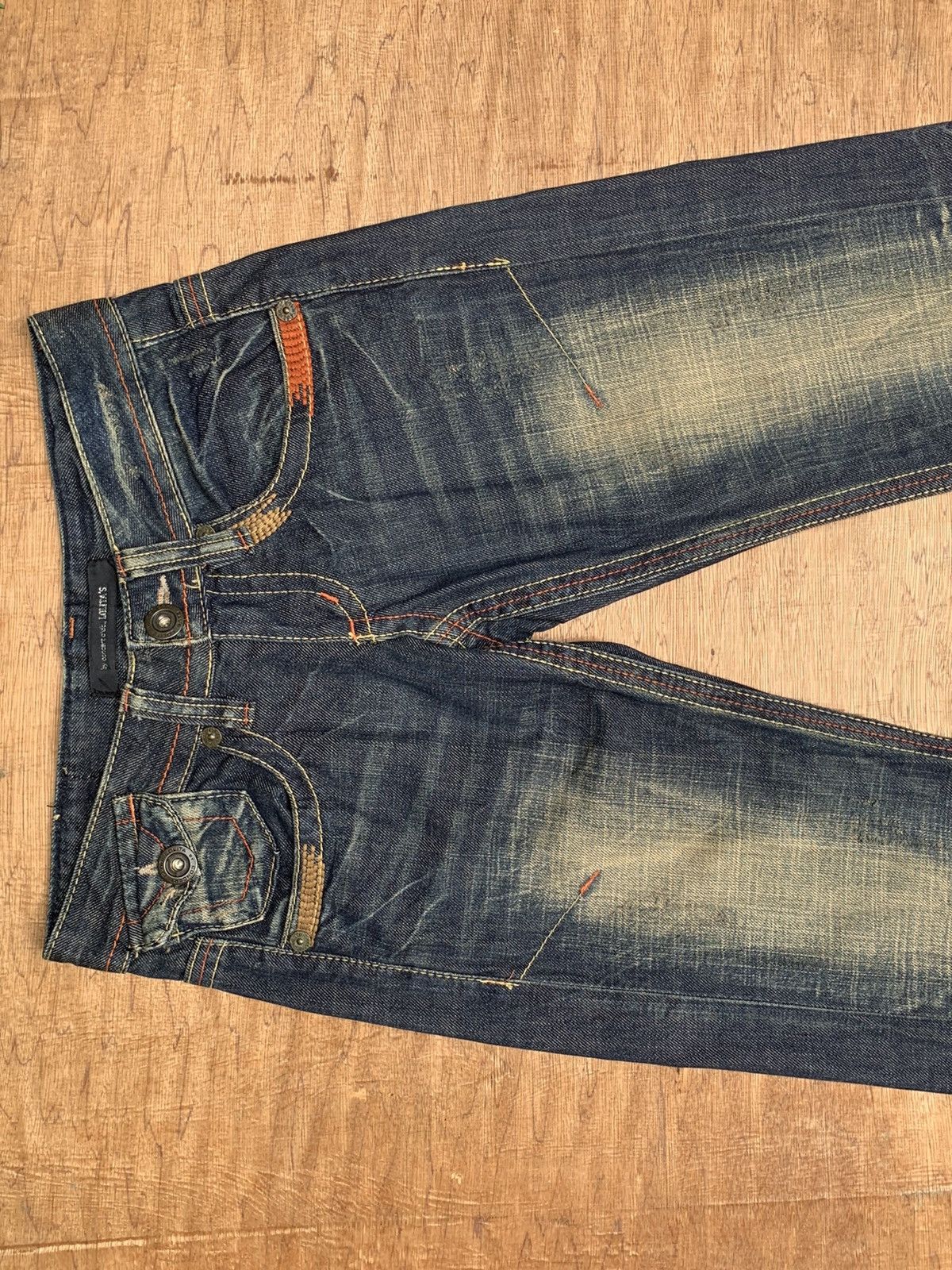 Lolita Jeans Rare.. by concert of the LOLITA’S Flare Denim Jeans Pants Size US 28 / EU 44 - 10 Thumbnail