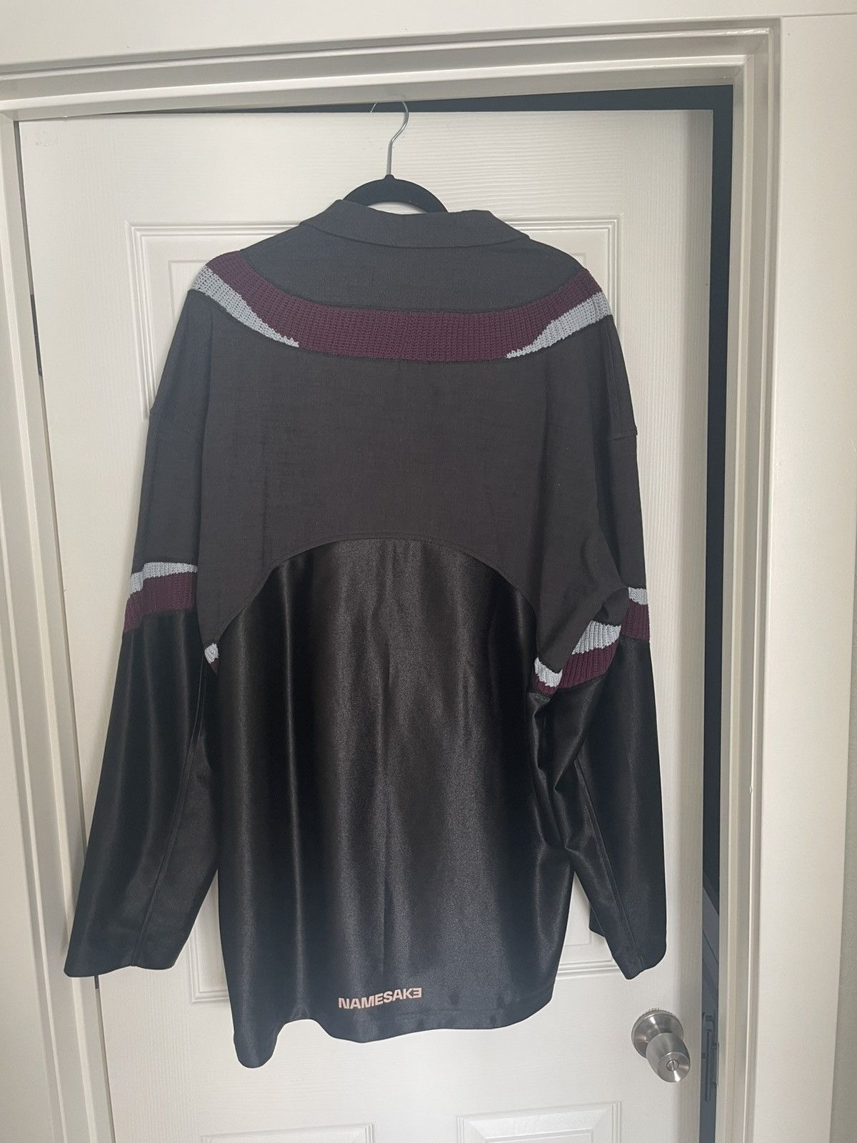NAMESAKE Half Zip Black Blue Maroon Zip Up Jacket Size US L / EU 52-54 / 3 - 2 Thumbnail