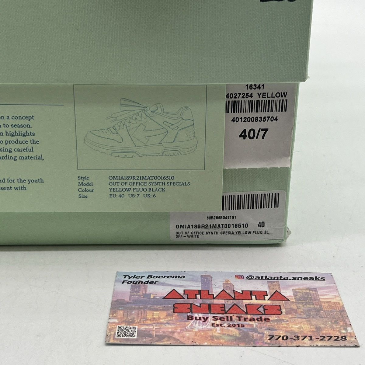 Off-White Off white out of office low fluo green Size US 9.5 / EU 42-43 - 5 Thumbnail