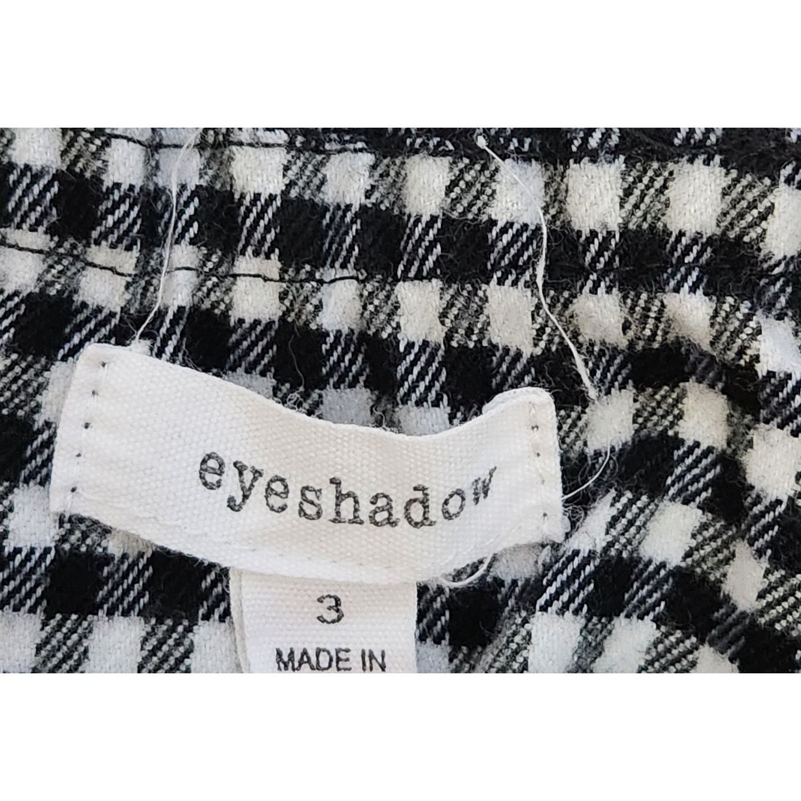 Other Eyeshadow Black White Checkered A Line Mini Skirt 3 Juniors Size 26" / US 2 / IT 38 - 3 Thumbnail