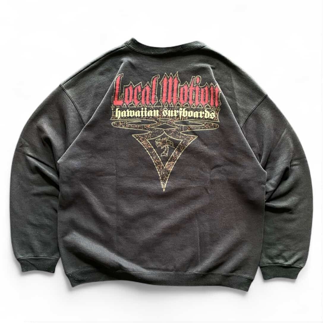 Vintage VINTAGE LOCAL MOTION HAWAIIAN SURF STYLE SWEATSHIRT Size US L / EU 52-54 / 3 - 1 Thumbnail