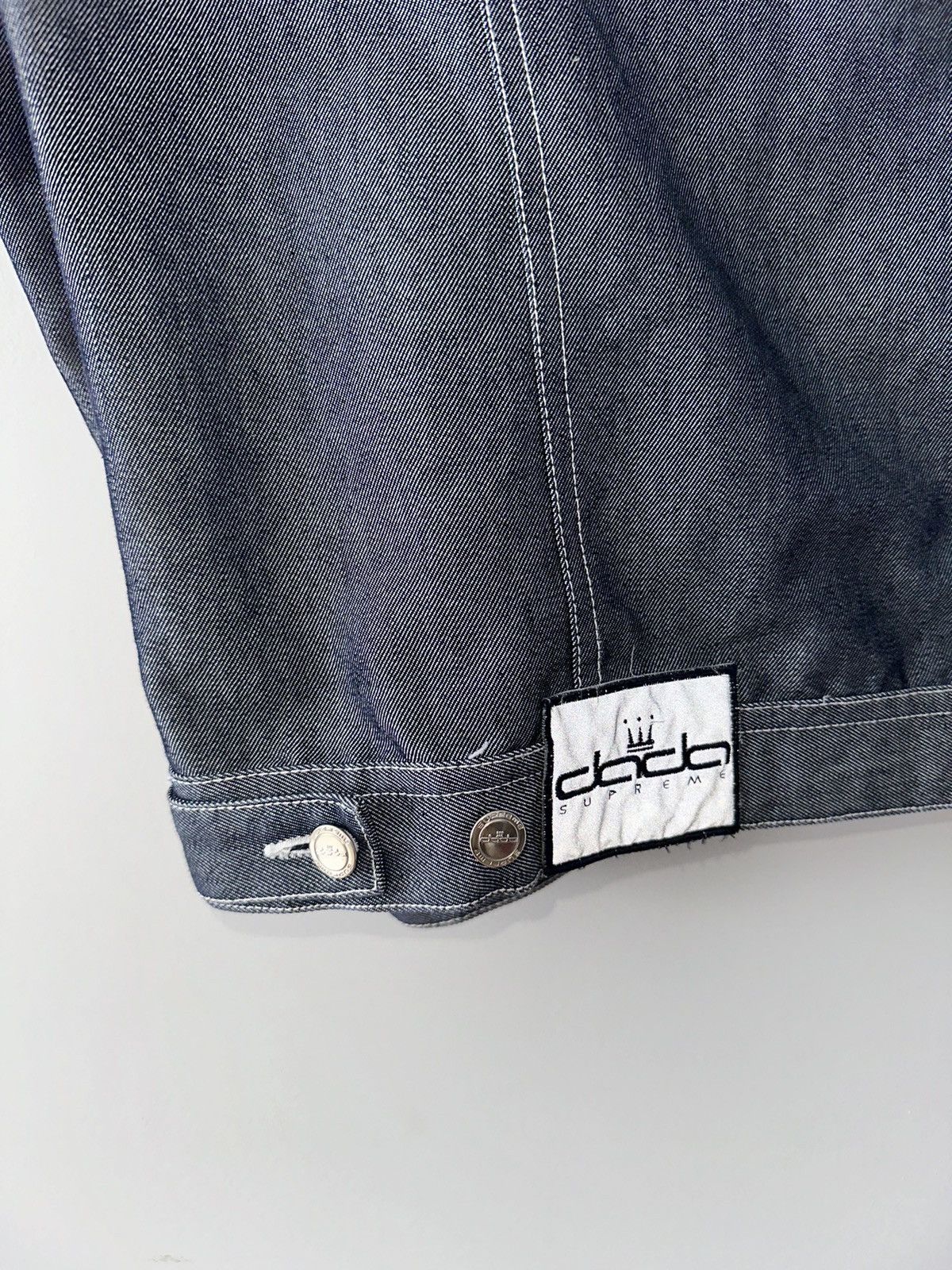 Damani Dada × JNCO × Vintage Vintage 90s Damani Dada Supreme Heavy Denim Jacket Size US L / EU 52-54 / 3 - 9 Thumbnail