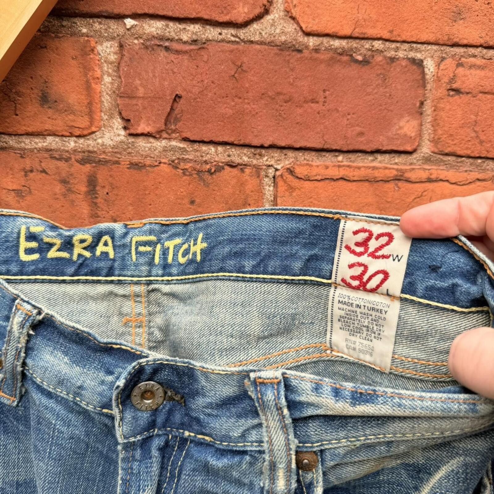 Abercrombie & Fitch vintage Ezra fitch boot cut jeans 00s 32x30 Size US 32 / EU 48 - 7 Thumbnail