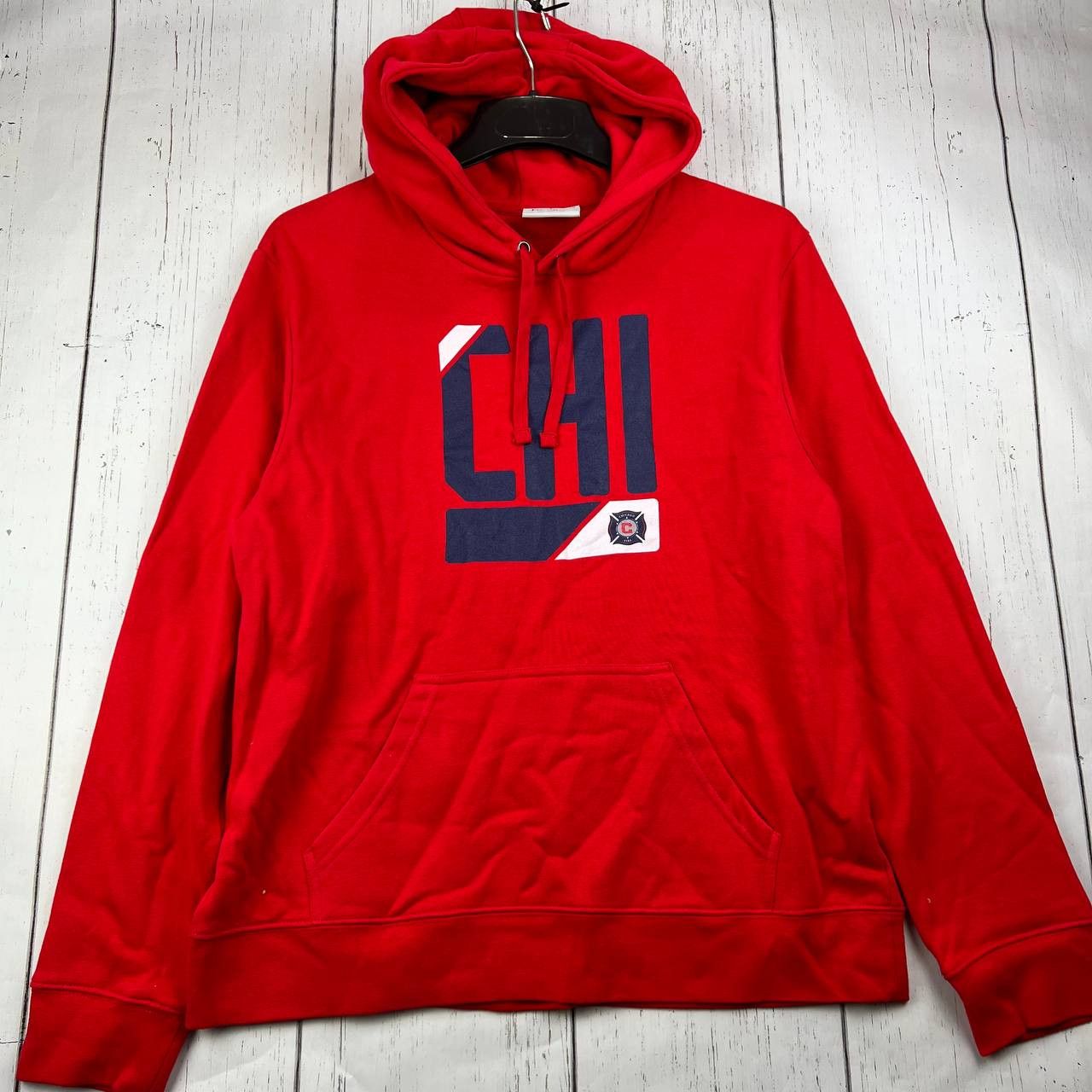 Other Chicago Fire FC MLS Large Pullover Hoodie Jacket New Men Size US L / EU 52-54 / 3 - 1 Thumbnail