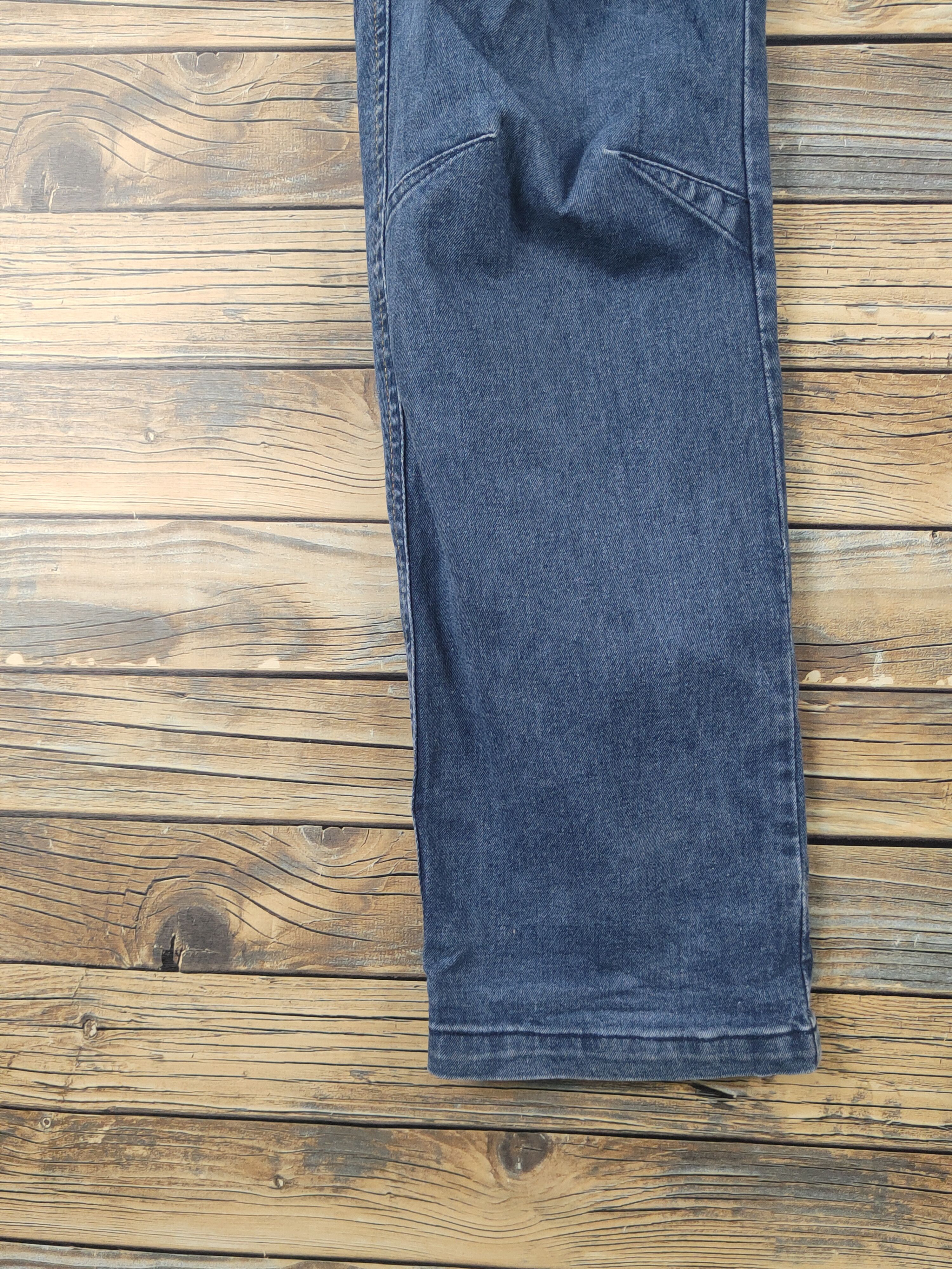 Japanese Brand FieldCore Dark Blue Distressed Ripped Jeans #W2005 Size US 35 - 4 Thumbnail
