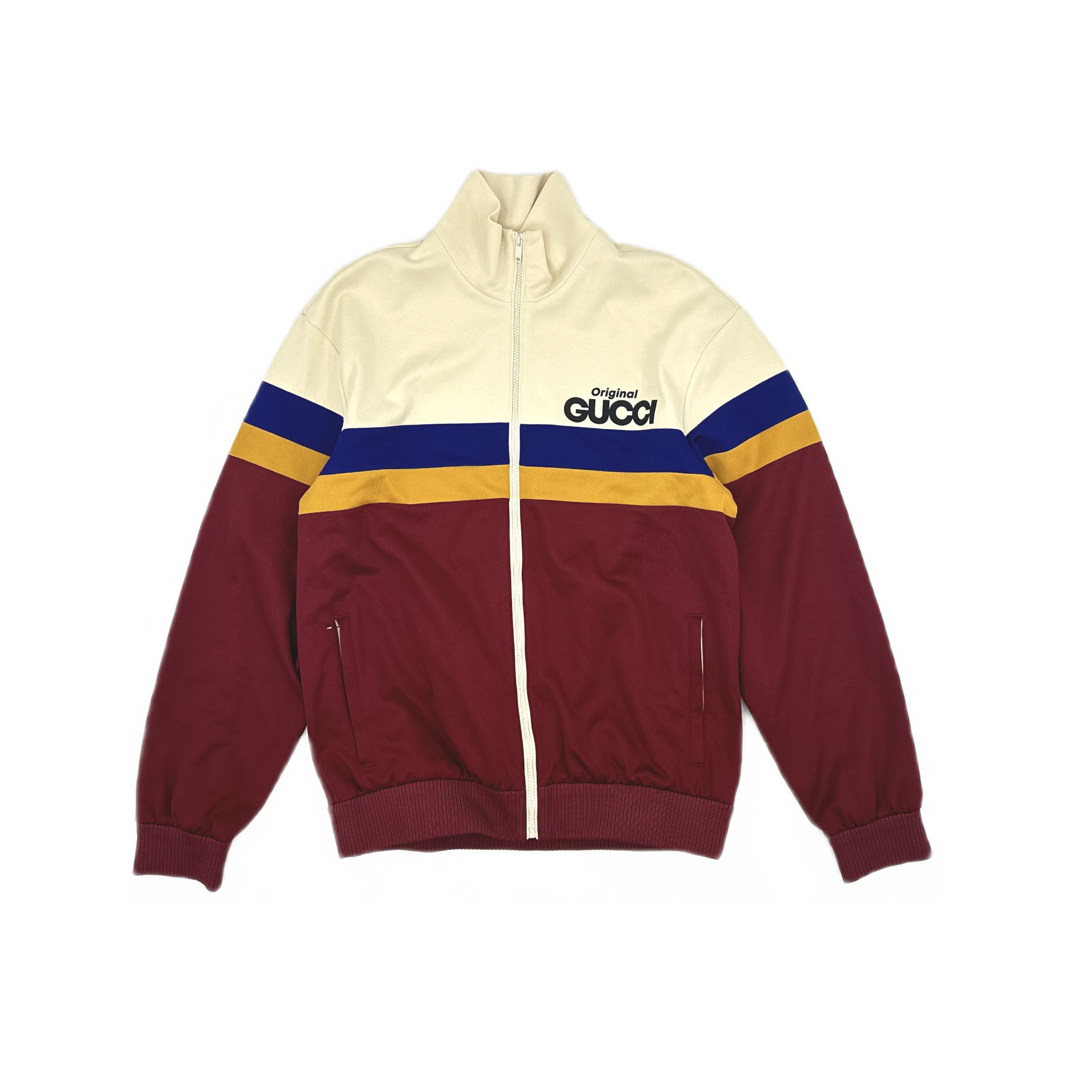 貴重！gucciカラー　 track jacket 80's Gucci × Vintage 80s Vintage Gucci Logo Multicolor Track Top Light