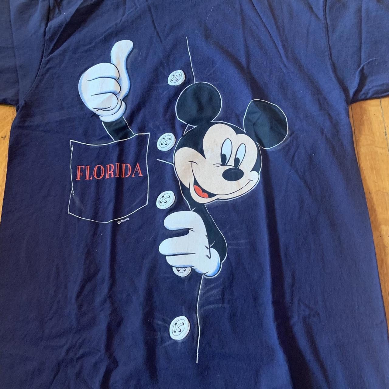 Designer Vintage Mickey Mouse Florida Disney T Shirt 90s L Size US M / EU 48-50 / 2 - 3 Thumbnail