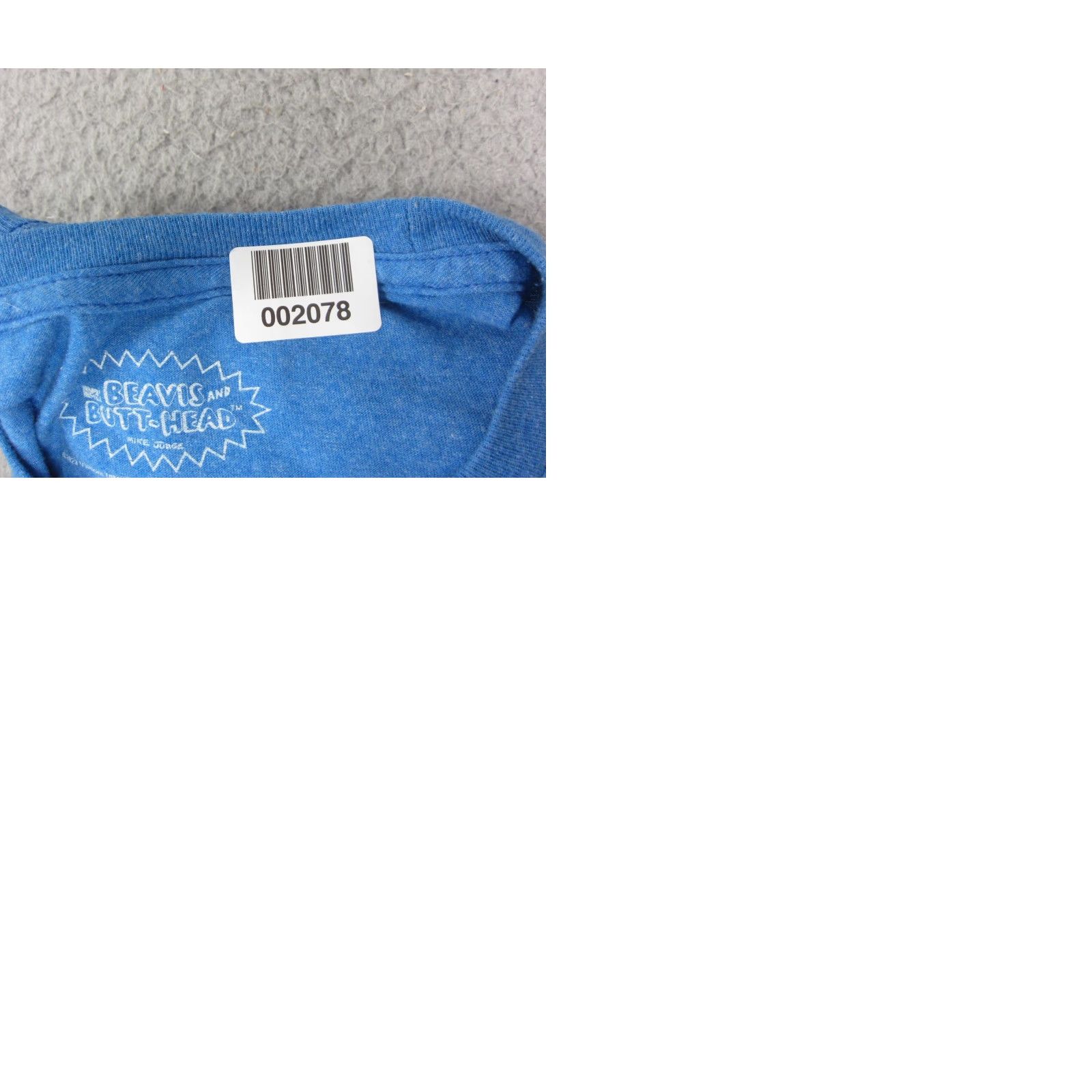 Vintage Beavis and Butt-Head Shirt Mens XL Blue White Crew Neck Tee 90s Graphic T-Shirt Size US XL / EU 56 / 4 - 9 Thumbnail