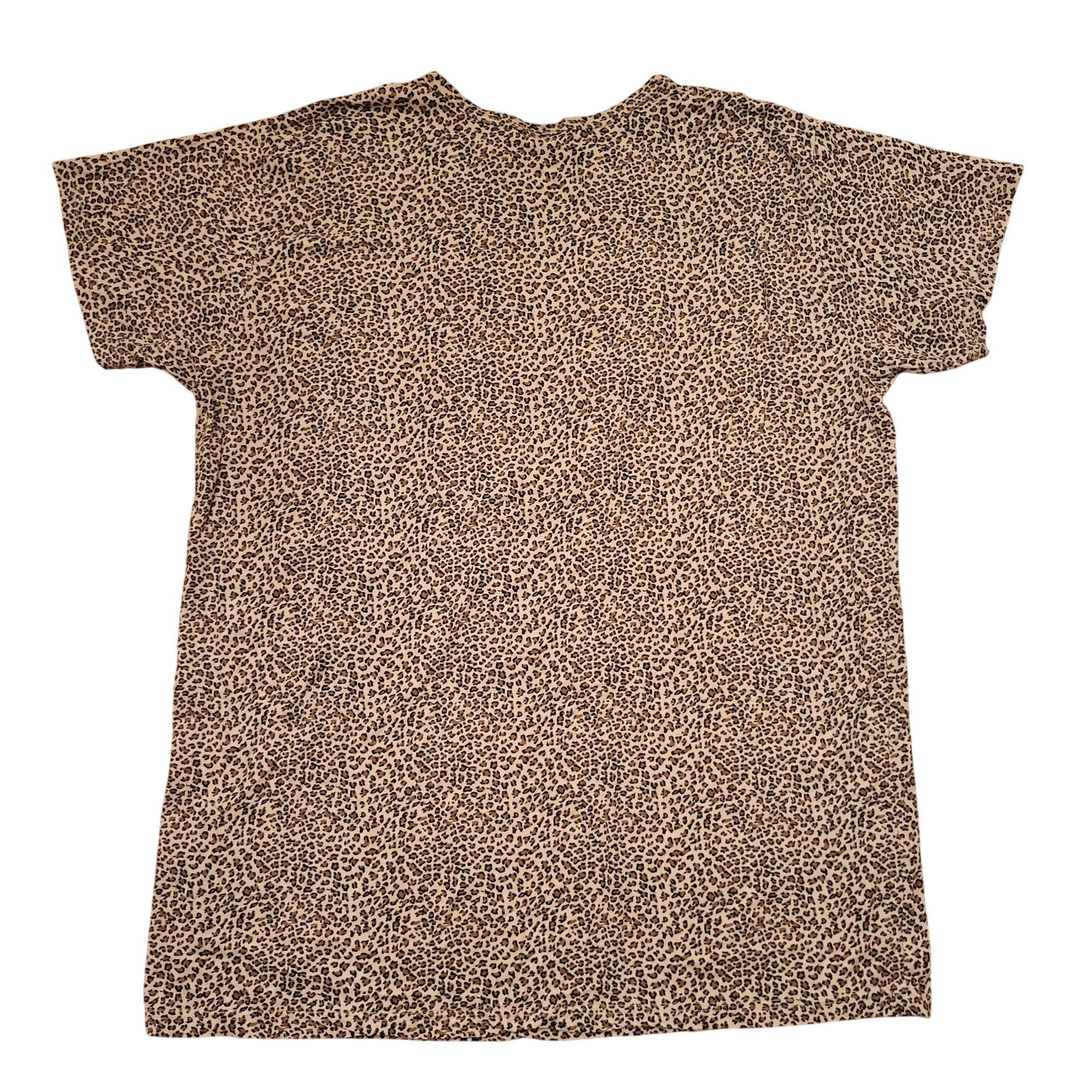 Other Collections Vintage y2K Leopard Print T Shirt Dress 3D Tiger Size XXL / US 16-18 / IT 52-54 - 2 Thumbnail