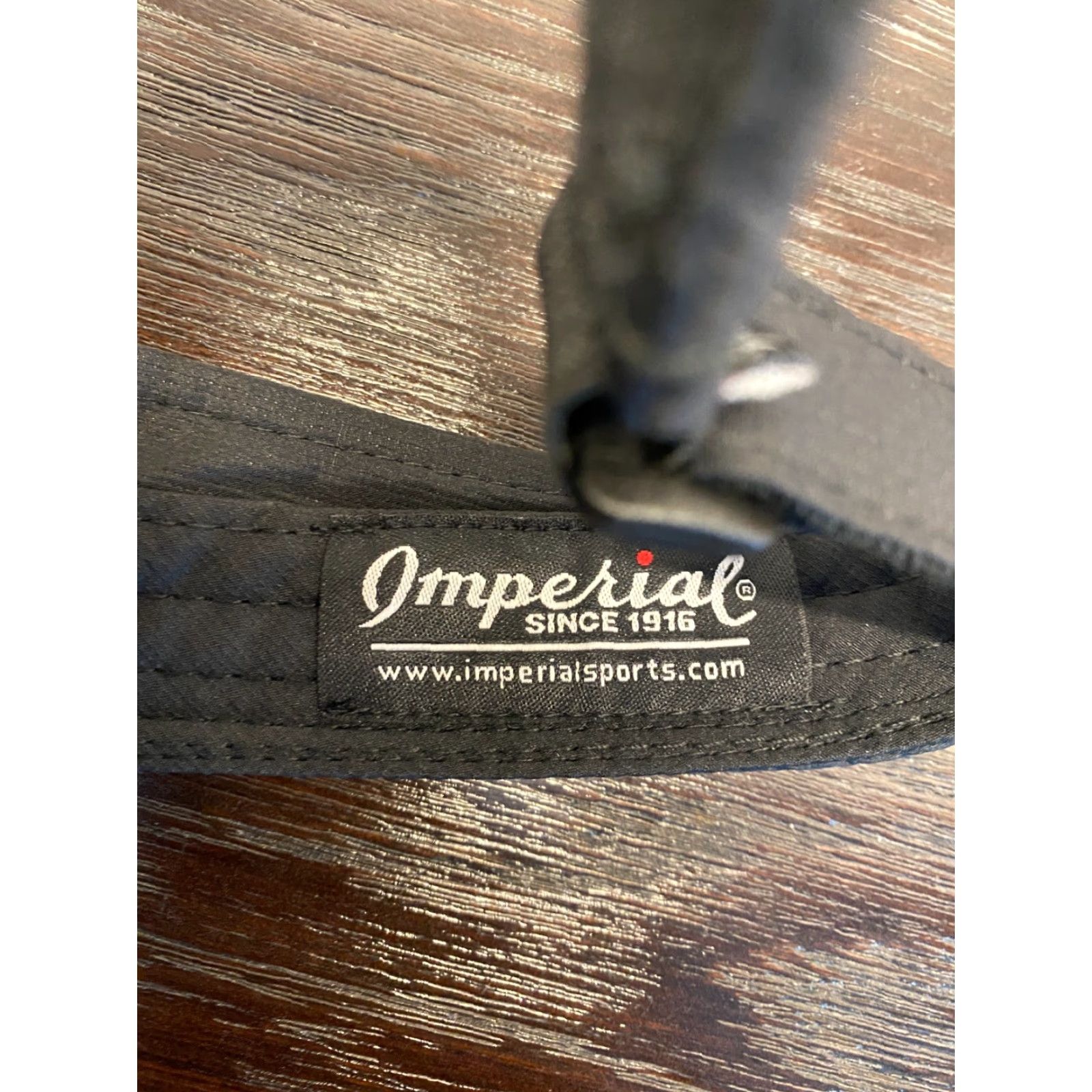 Imperial Imperial Hat Mens One Size Black Marbella Country Club Visor Golf Strapback OSFM Size ONE SIZE - 6 Thumbnail