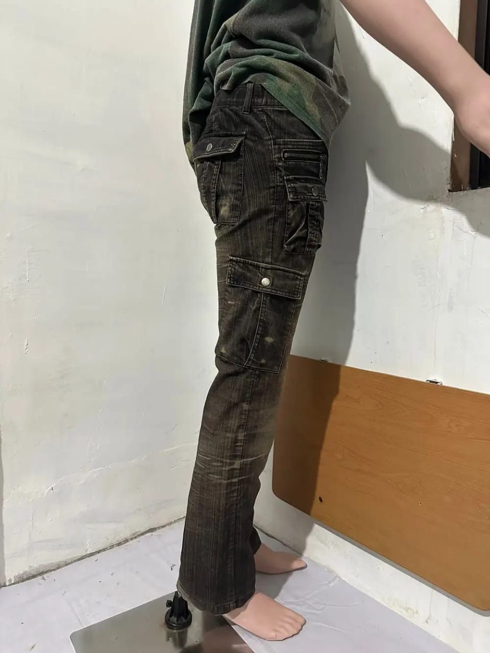 semanticdesign Semantic Design Multipocket Pants Beautiful Mud Colour Size US 29 - 4 Thumbnail