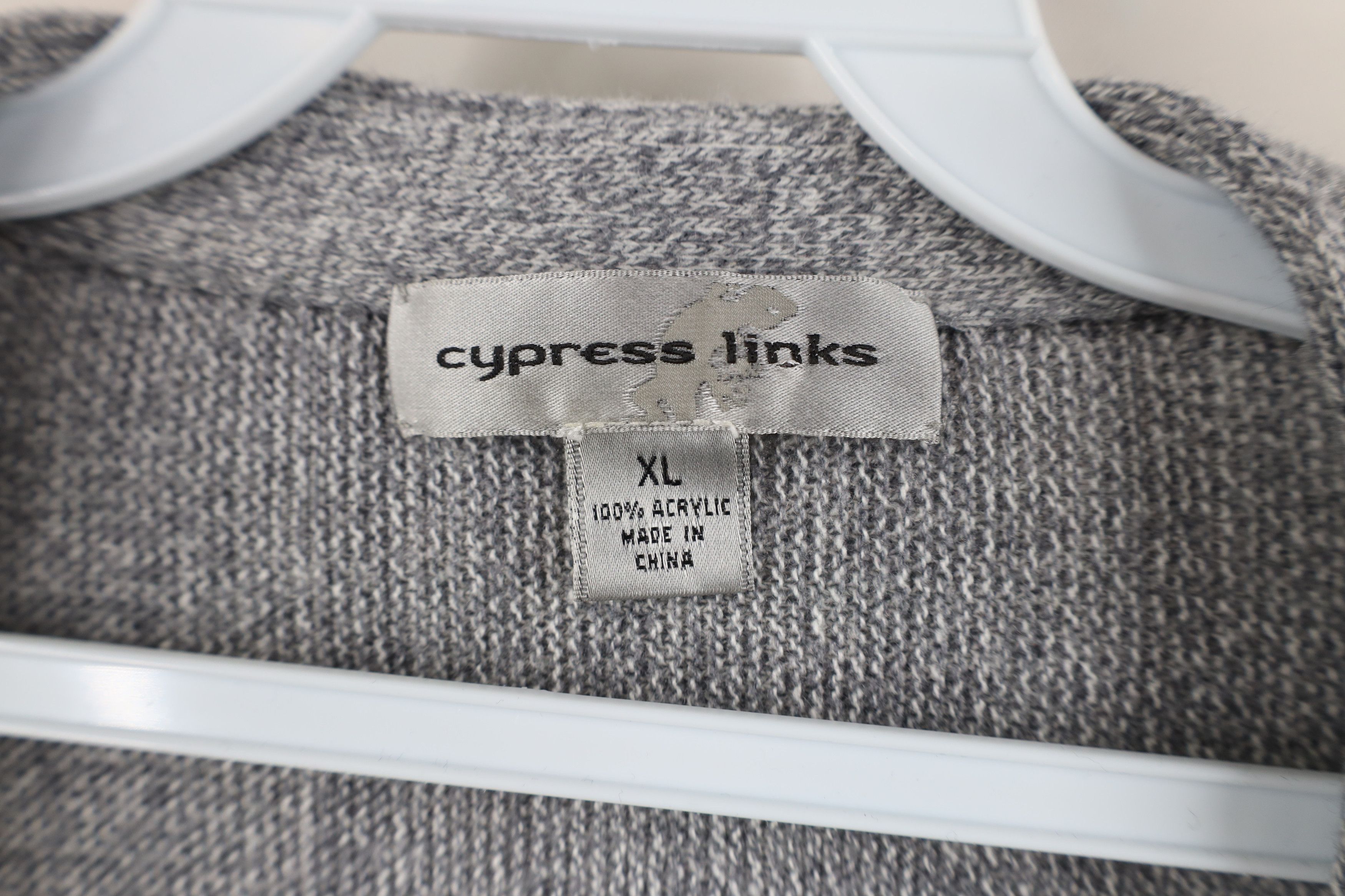 Vintage Vintage 90s Streetwear Knit Button Cardigan Sweater Gray Size US XL / EU 56 / 4 - 9 Thumbnail