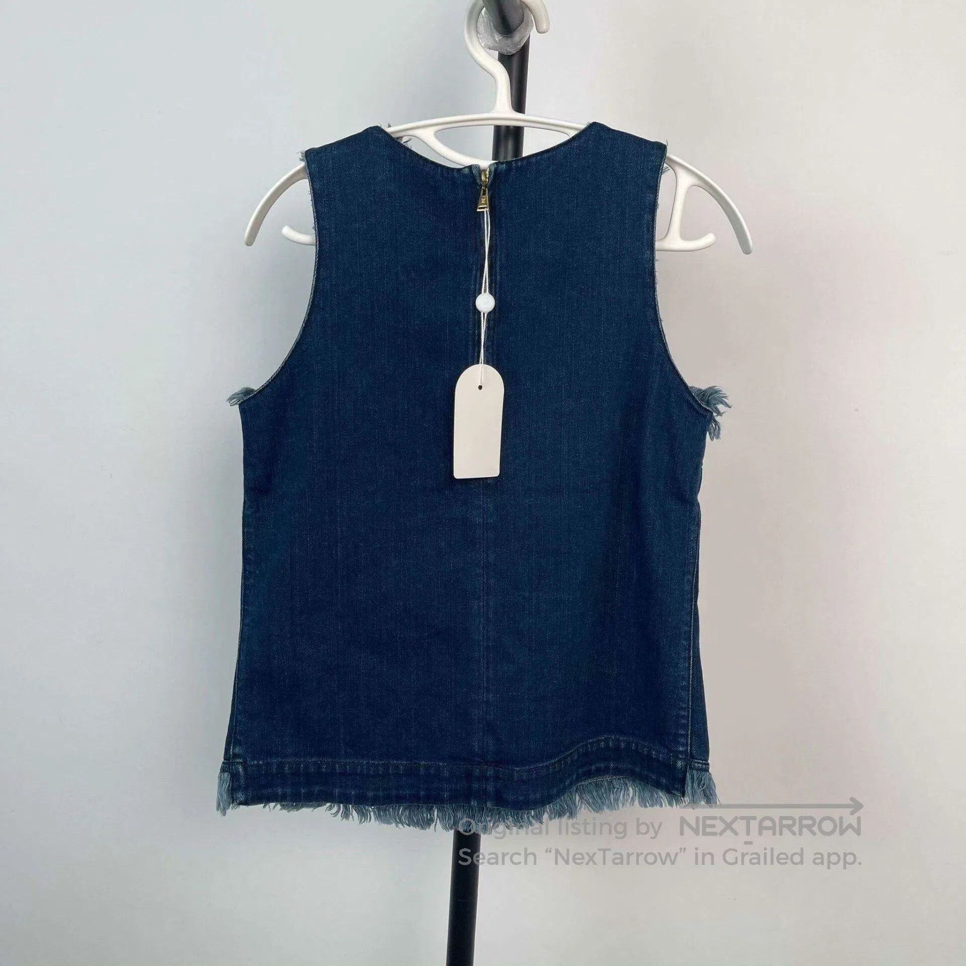 Louis Vuitton LV Denim Sleeveless Vest. Size XS / US 0-2 / IT 36-38 - 1 Thumbnail