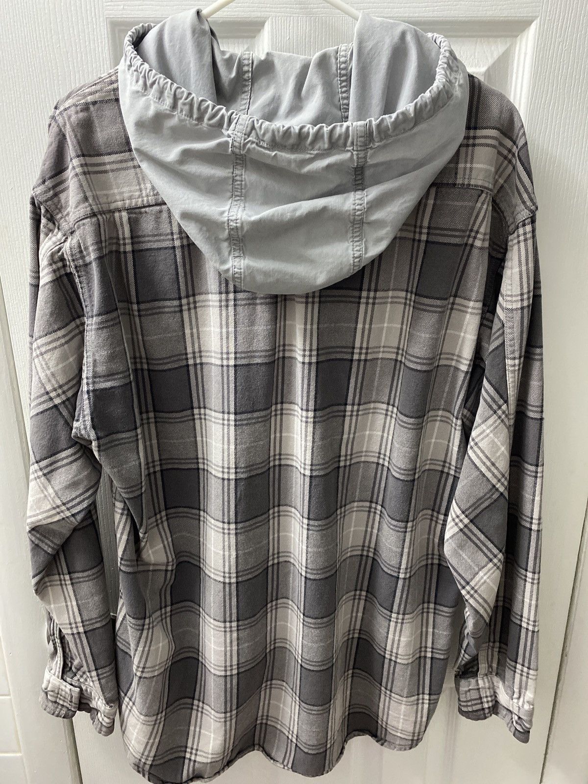 Tommy Hilfiger × Tommy Jeans × Vintage Tommy Jeans Hooded Flannel Size US L / EU 52-54 / 3 - 2 Thumbnail
