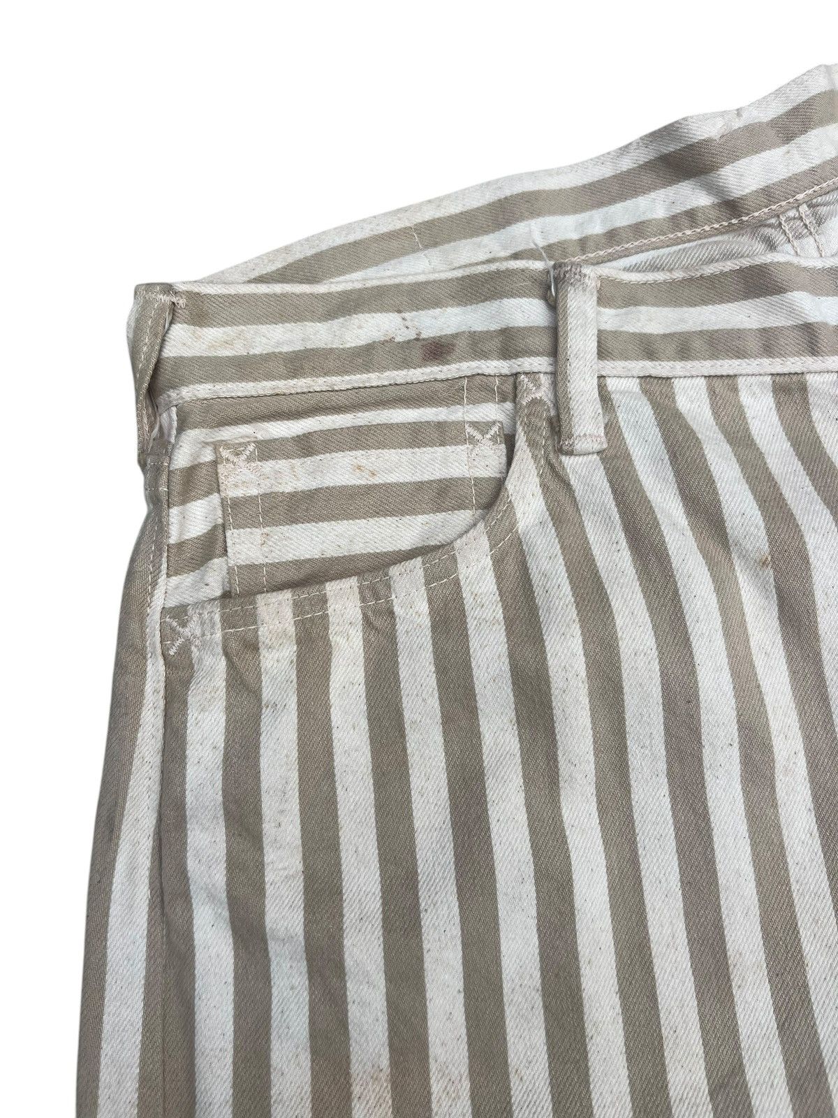 Evisu Dirty Stains Denim Vintage Evisu Stripes Selvedge Short Pant Size US 36 / EU 52 - 9 Thumbnail