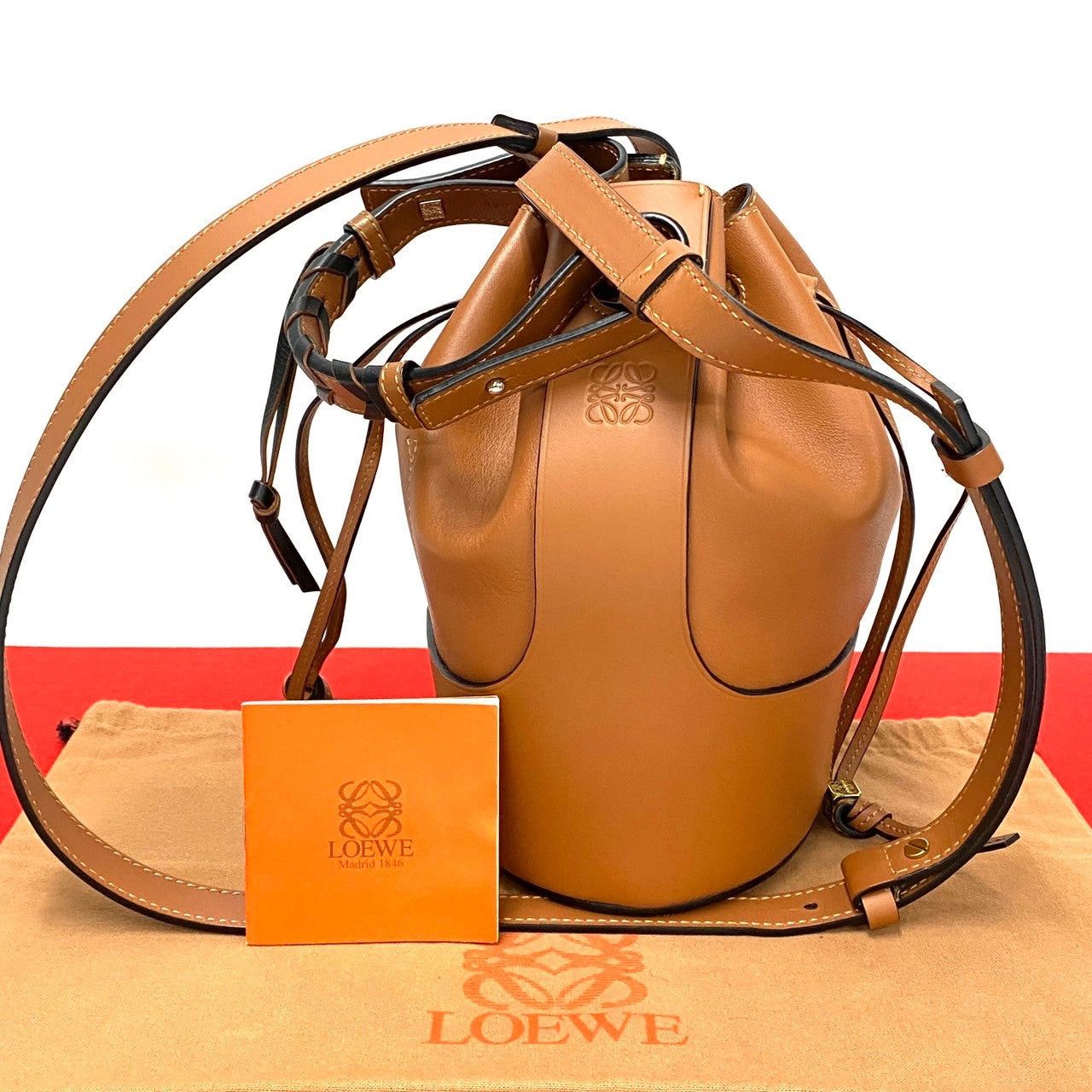 Loewe Loewe Shoulder Bag Brown Leather Size ONE SIZE - 1 Thumbnail