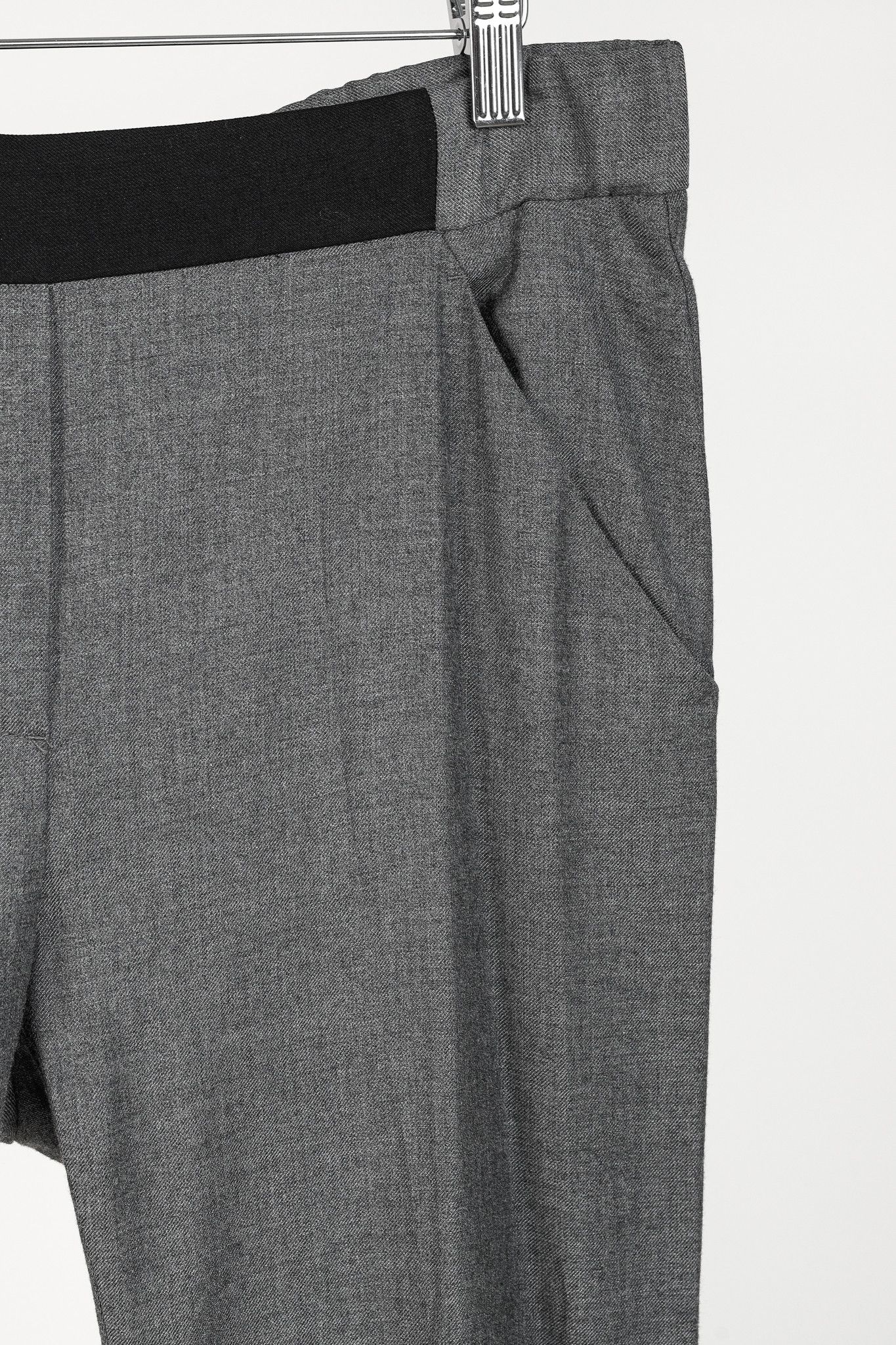 MM6 × Maison Margiela MM6 Maison Martin Margiela Wool-Blend Black-Waist Trousers Size 27" / US 4 / IT 40 - 5 Thumbnail