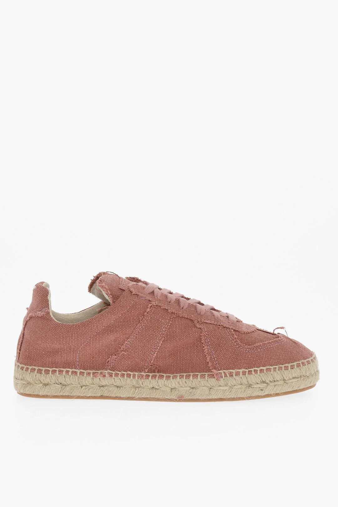 Maison Margiela og1mm0426 Fabric Low-Top Sneakers in Pink Size US 5 / IT 35 - 1 Thumbnail