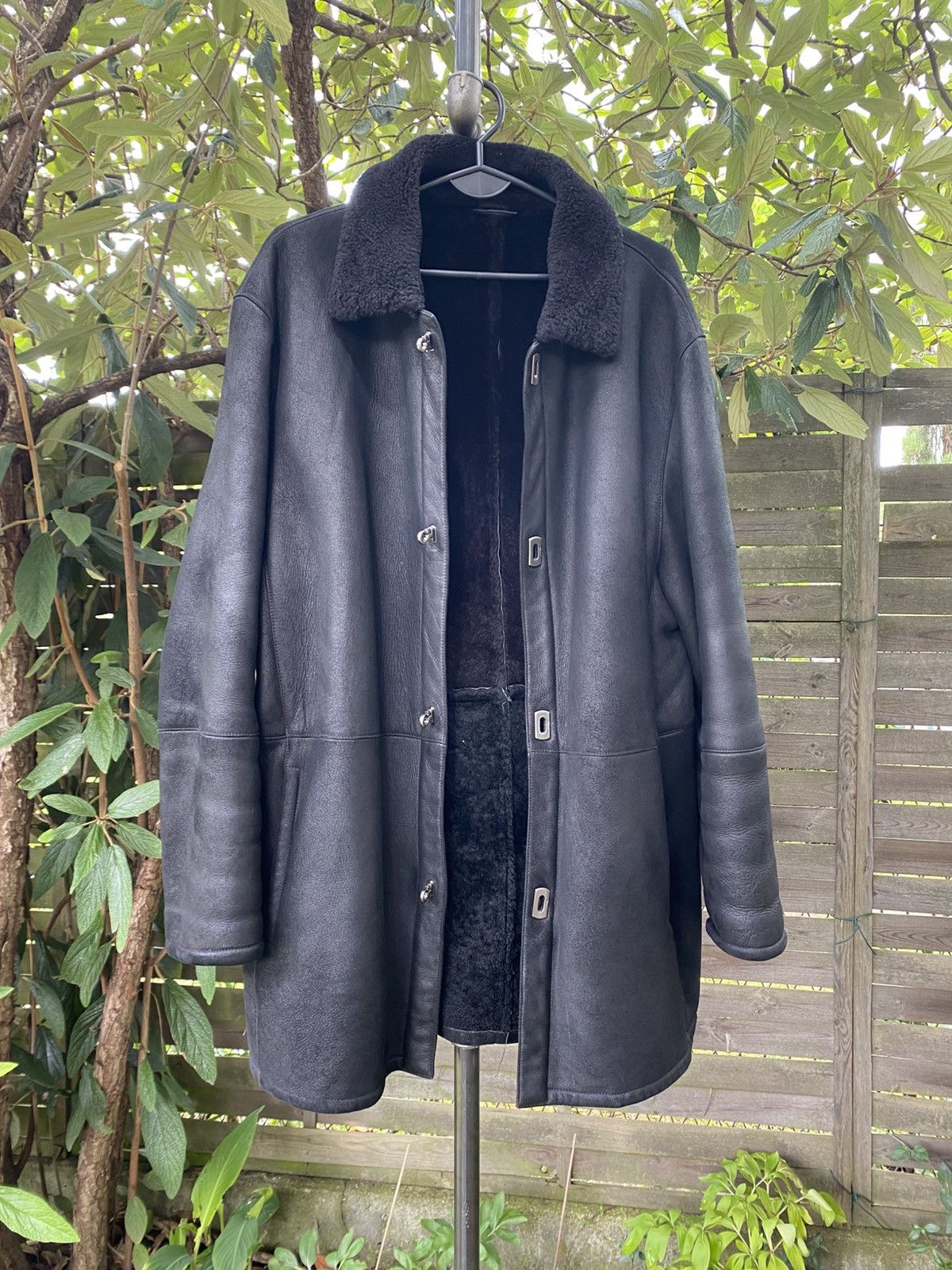 Salvatore Ferragamo Salvatore Ferragamo Shearling Leather Jacket Size US L / EU 52-54 / 3 - 10 Thumbnail
